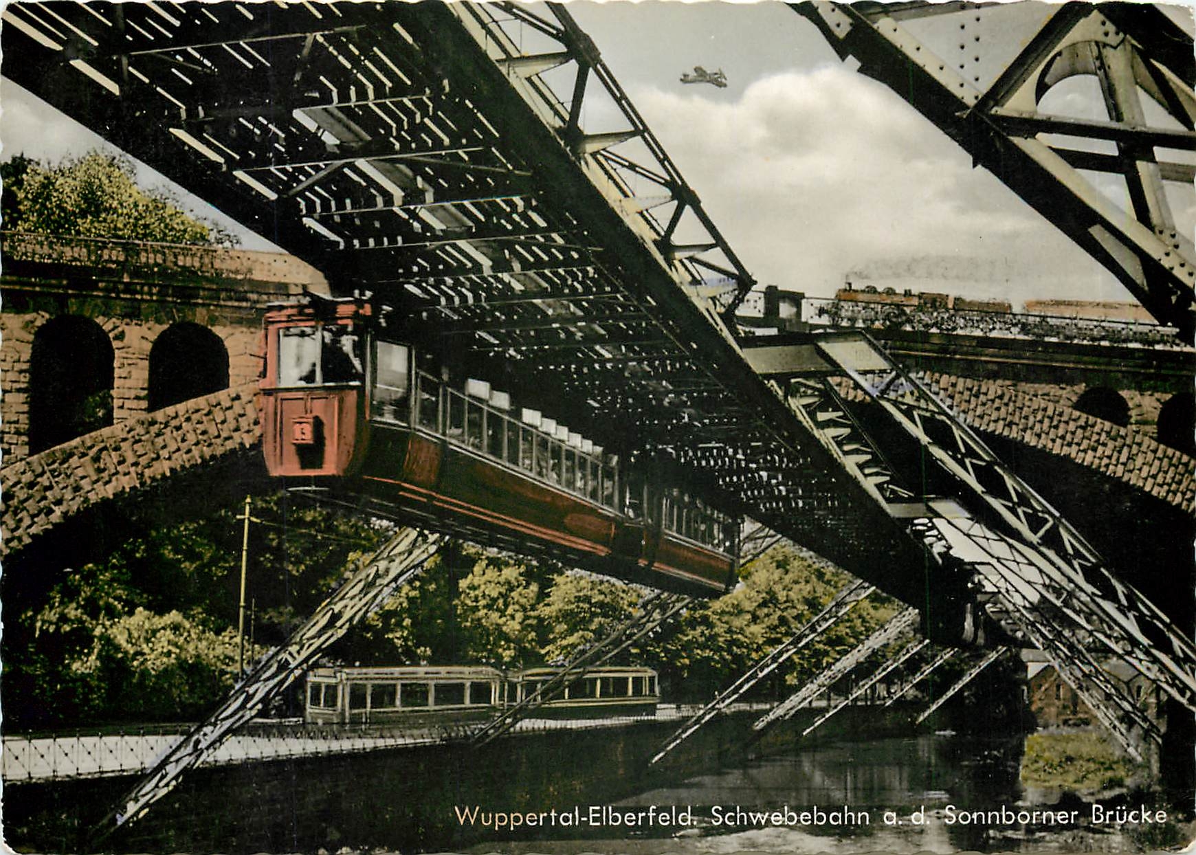 CPM Wuppertal Elberfeld Schwebebahn ad Sonnborner Brucke