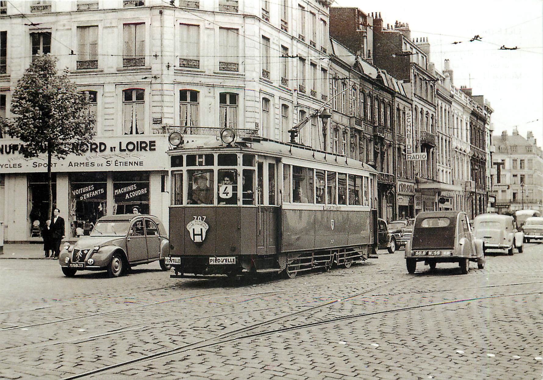 CPM Lille Nord Le Tramway rue Nationale 