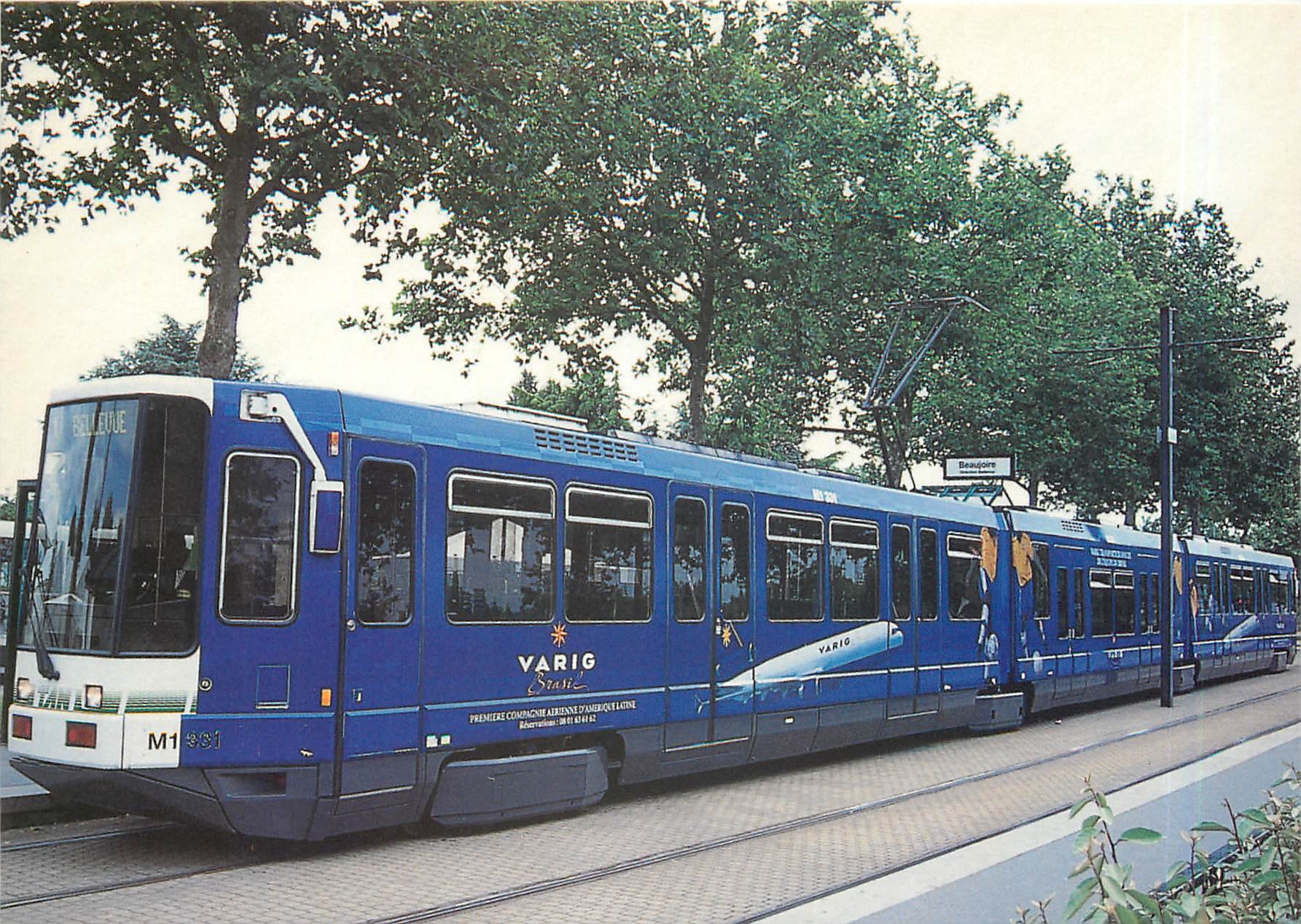 CPM Habillage specifique tramway a l occasion de la coupe de monde 1998 Rame 331