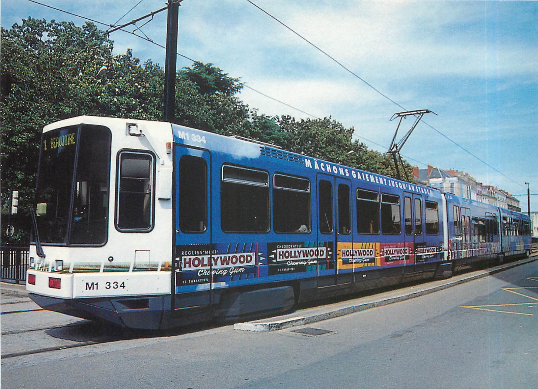 CPM Habillage specifique tramway a l occasion de la coupe de monde 1998 Rame 334