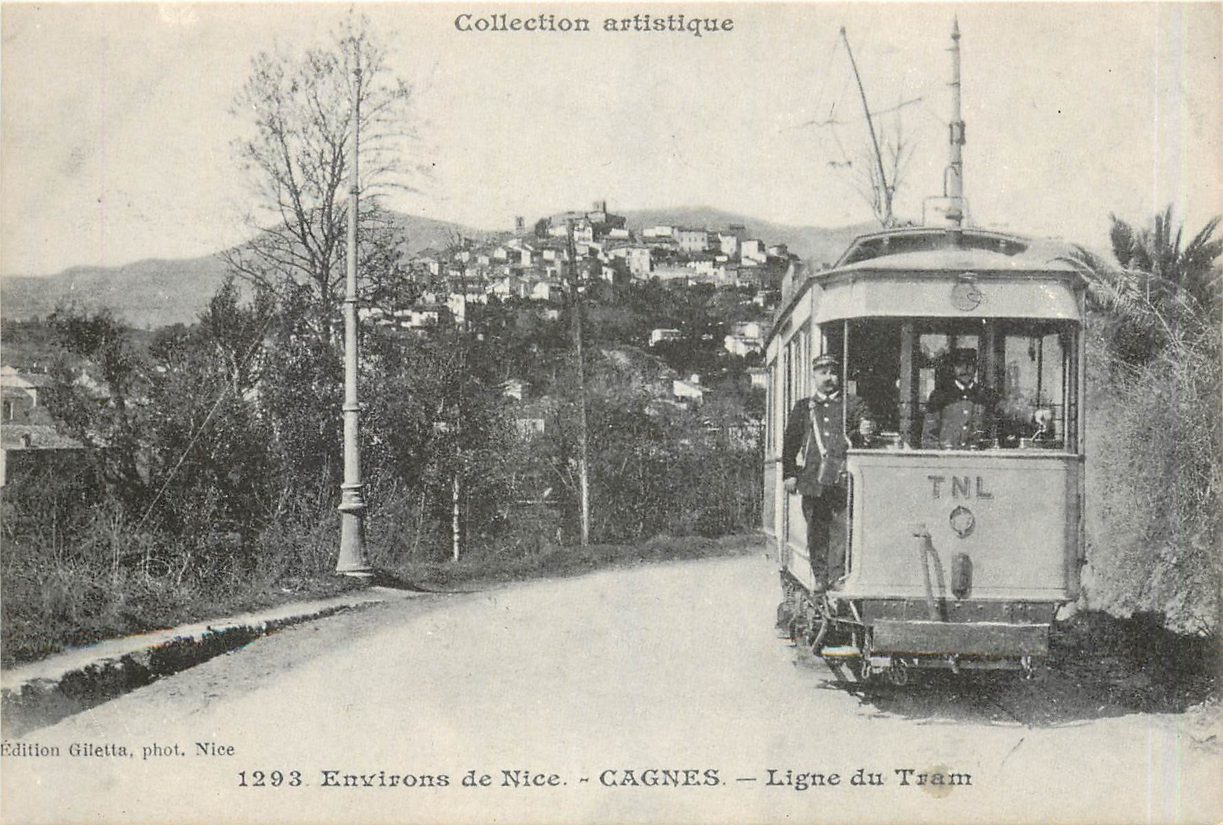CPM Environs de Nice Cagnes Ligne du Tram