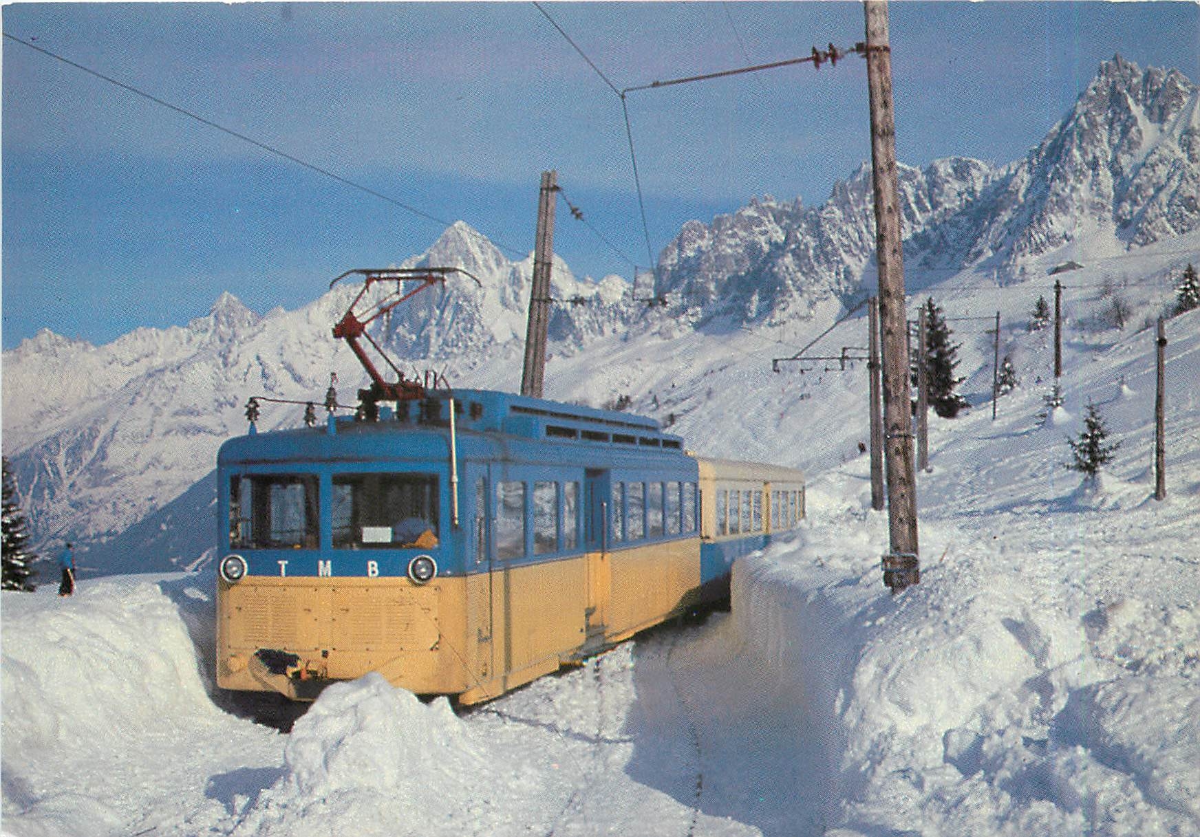 CPM Chemin de fer de Montagne Ligne Le Fayet St Gervais Glacier de Bionnassay
