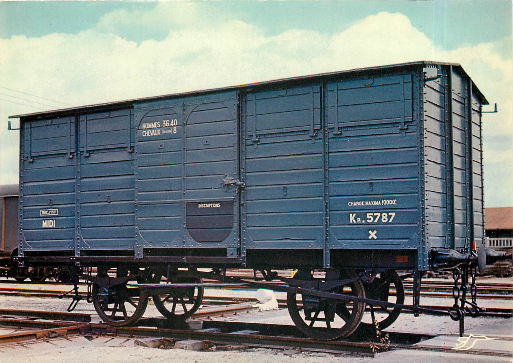 CPM Mulhouse Wagon couvert Kr 5787 MIDI 