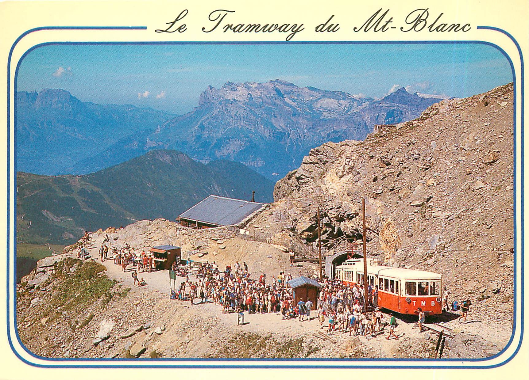 CPM Le Tramway du Mt Blanc St Gervais les Bains Hte Savoie 