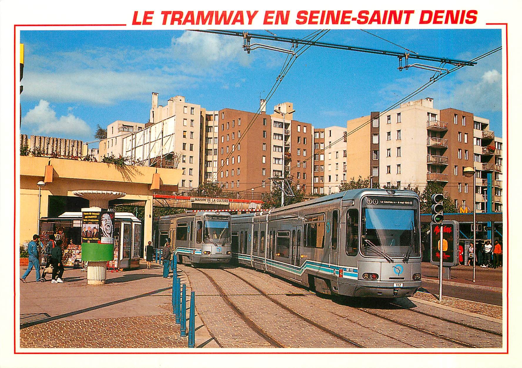 CPM Le Tramway en Seine Saint Denis bobigny Seine Saint Denis