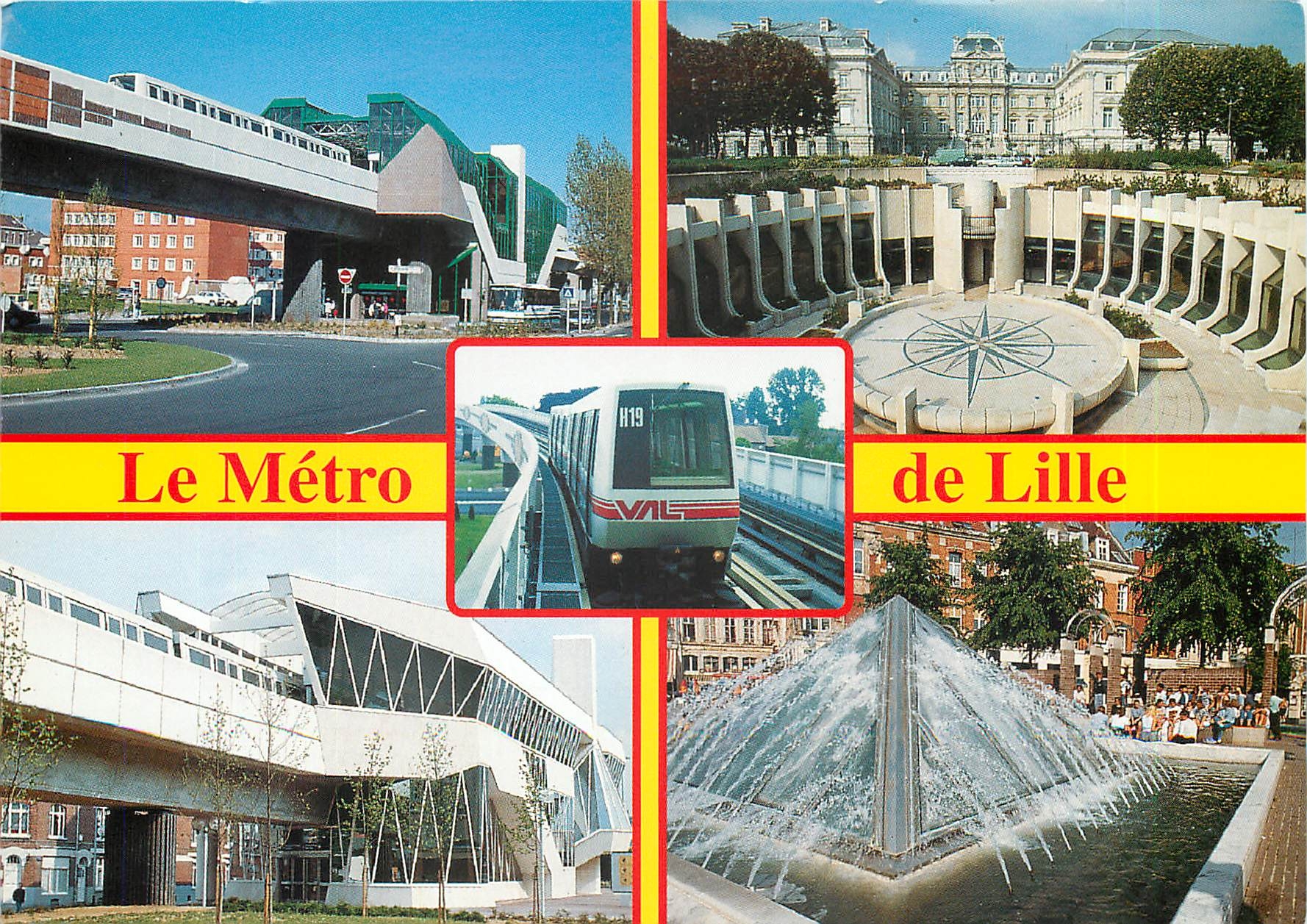 CPM Le Metro de Lille Le Val et les stations de metro 