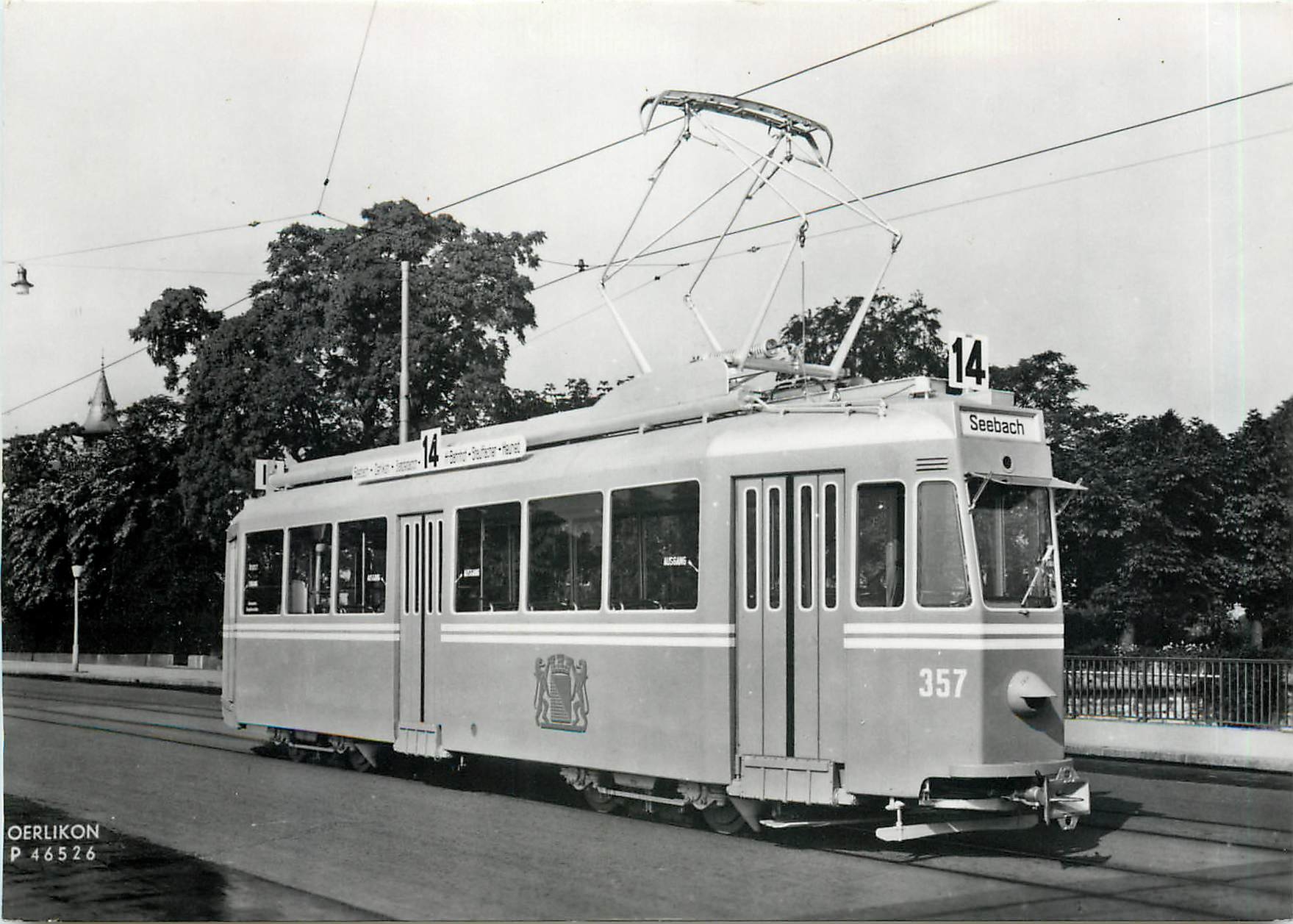 CPM verein tram-museum zuerich Strassenbahn-Motorwagen Nr.357
