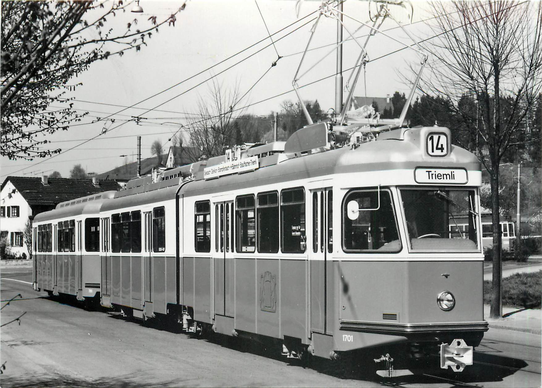 CPM verein tram-museum zuerich Prototyp. Strassenbahn-Motorwagen Nr.1701