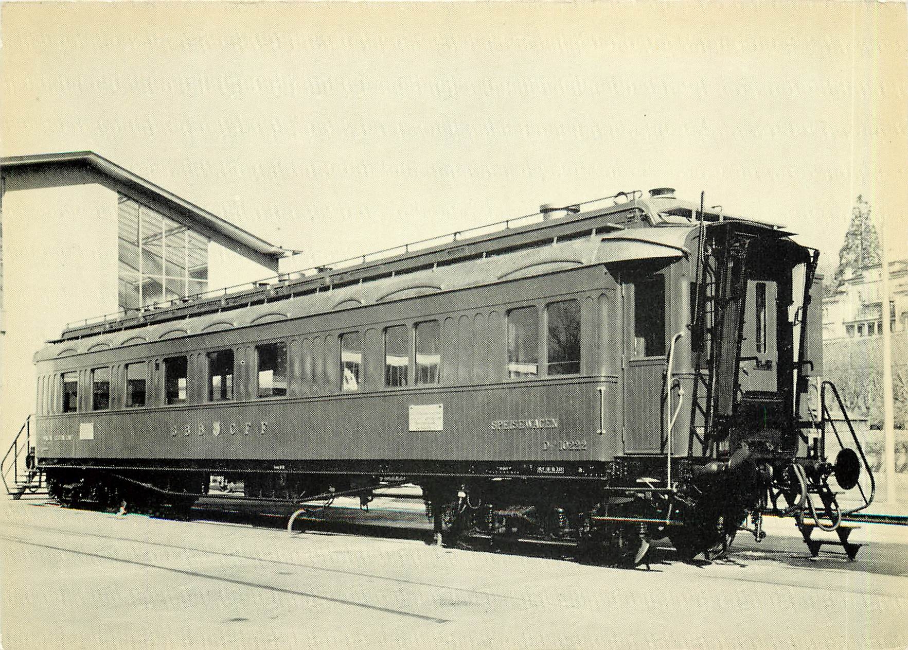CPM Luzern Swiss Institute of Transport Dining car 1914