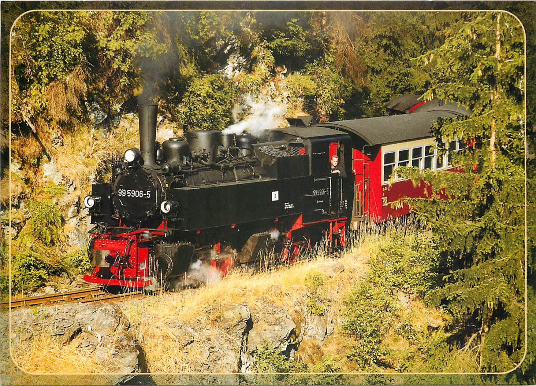 CPM Personenzug mit Malletdampflok 99 5906