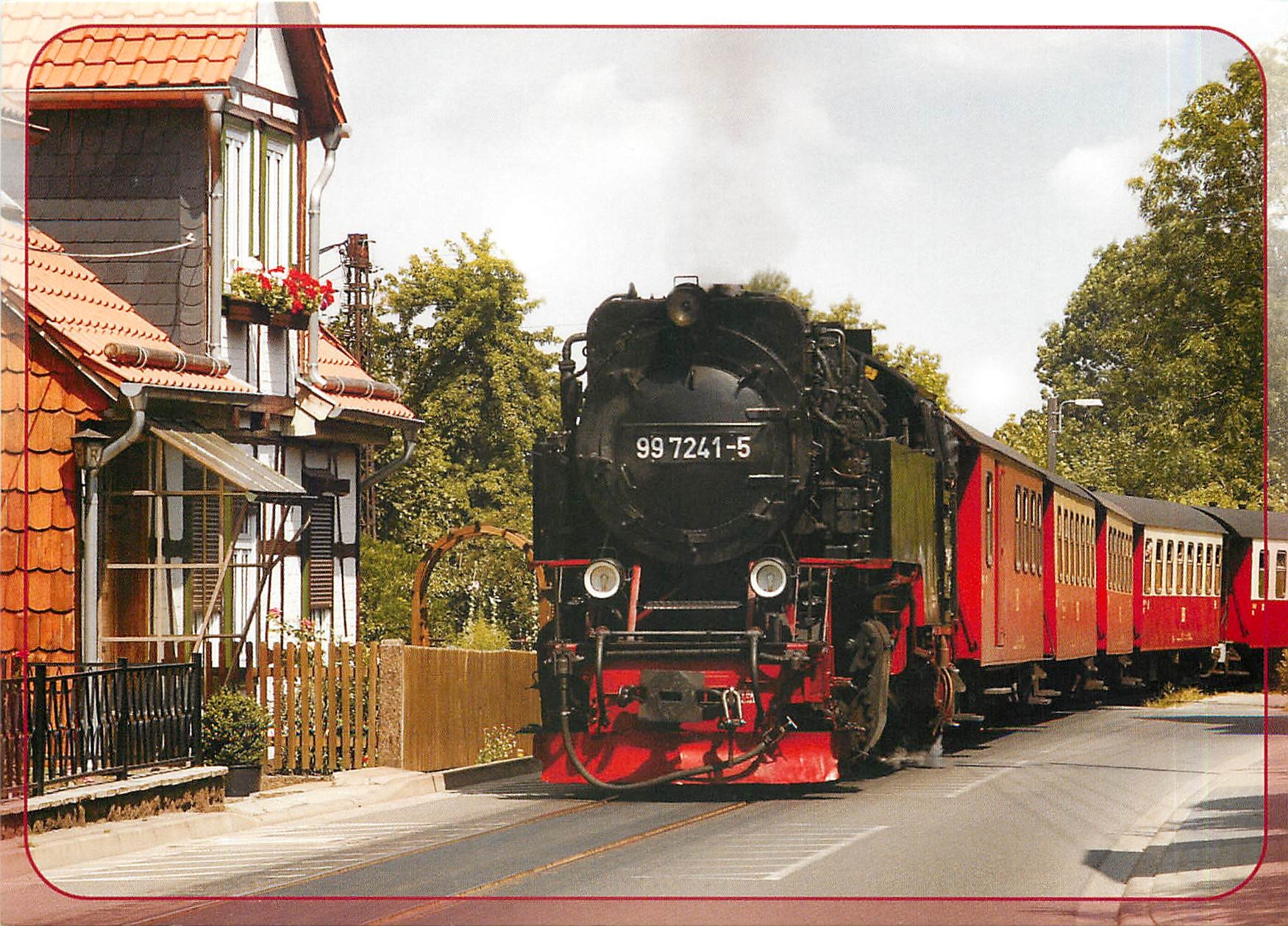 CPM Personenzug mit Neubaudampflok 99 7241