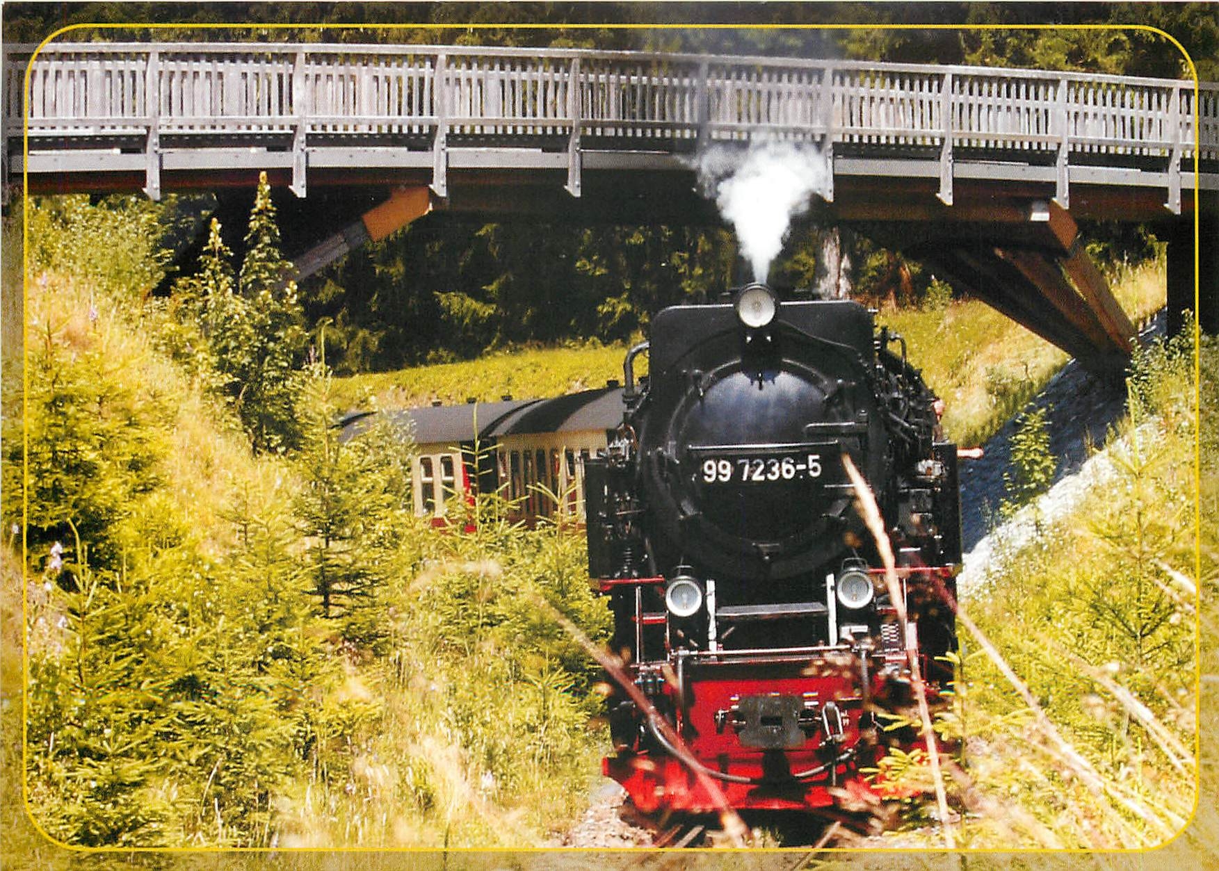 CPM Personenzug mit Neubaudampflok 99 7236