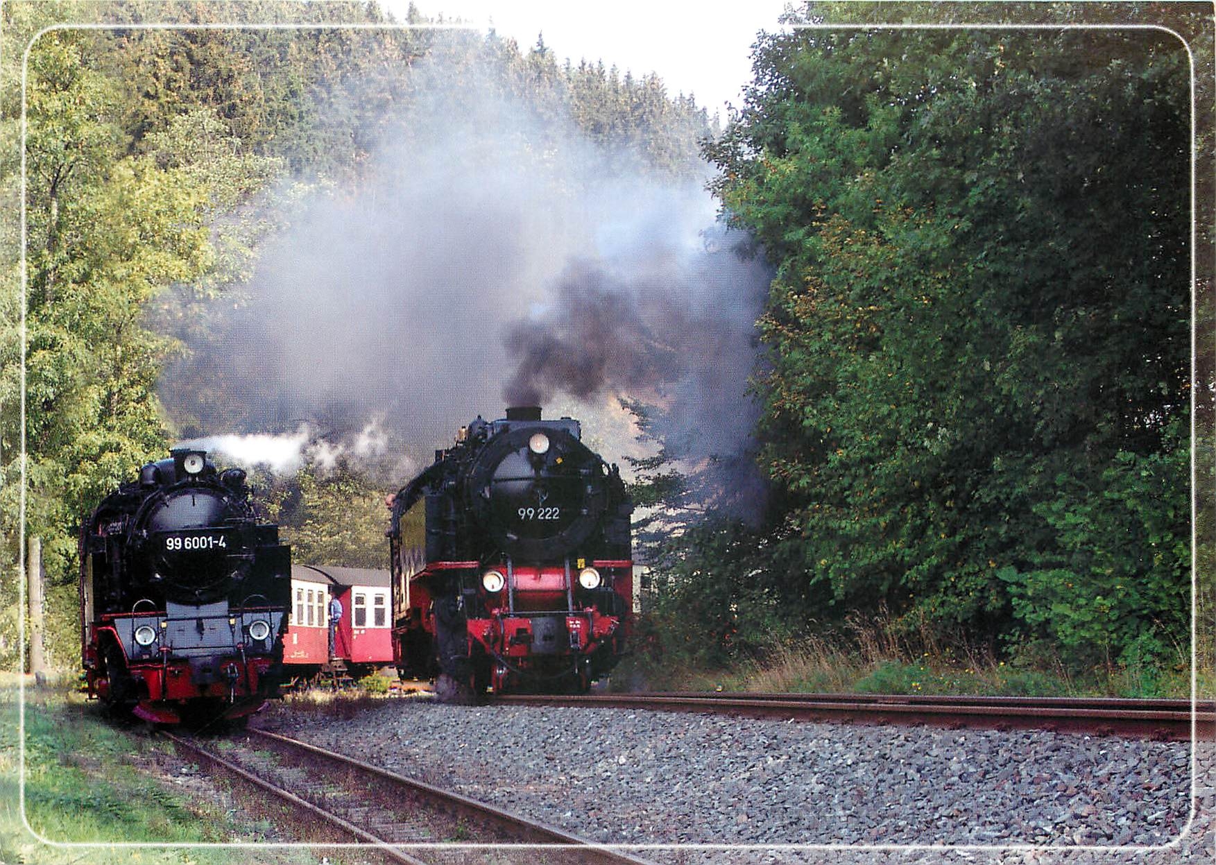 CPM Doppelausfahrt vom Regel-und Soderzug aus Bahnhof Alexisbad September 2006