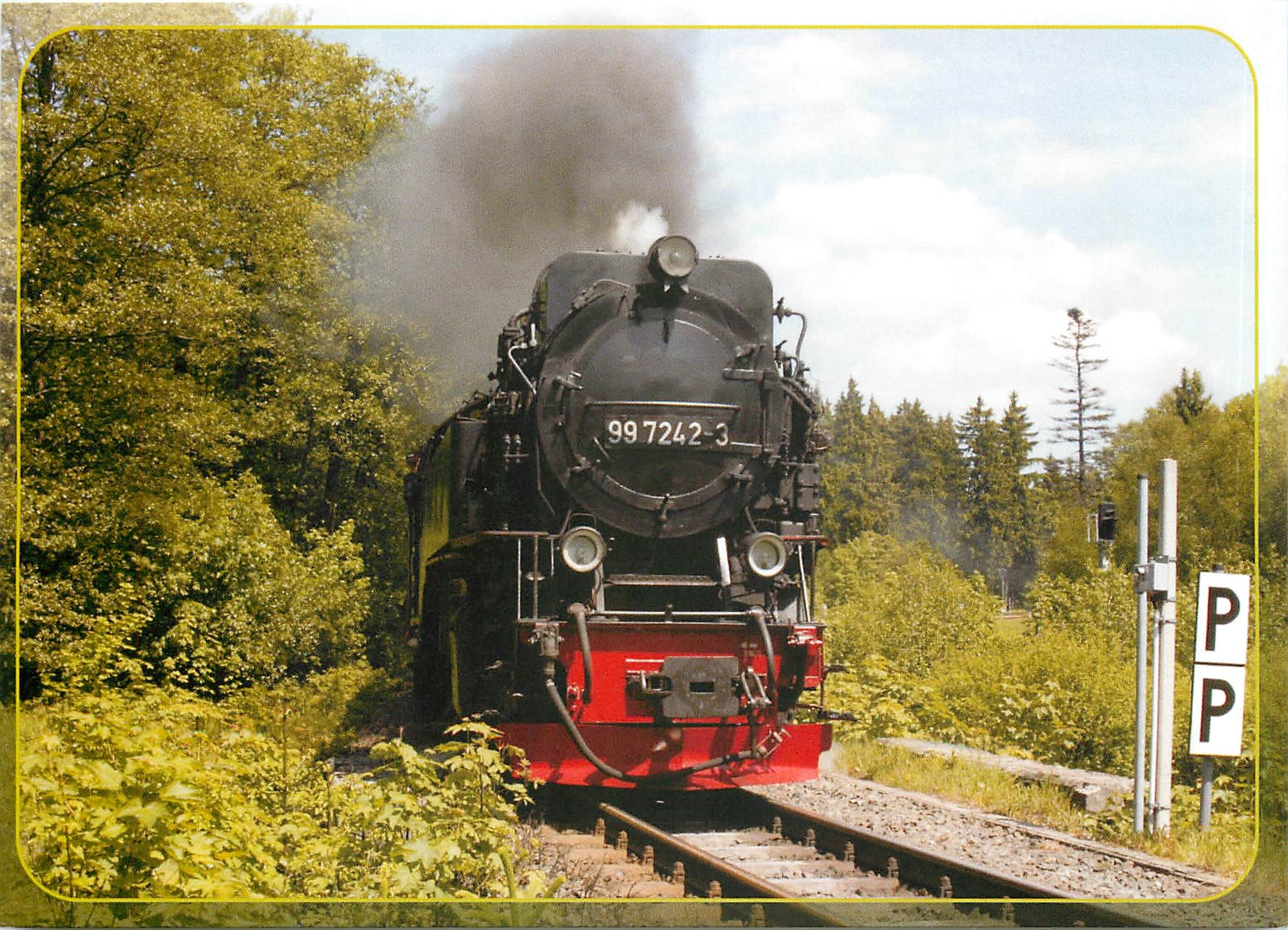 CPM Personenzug mit Neubaudampflok 99 7242