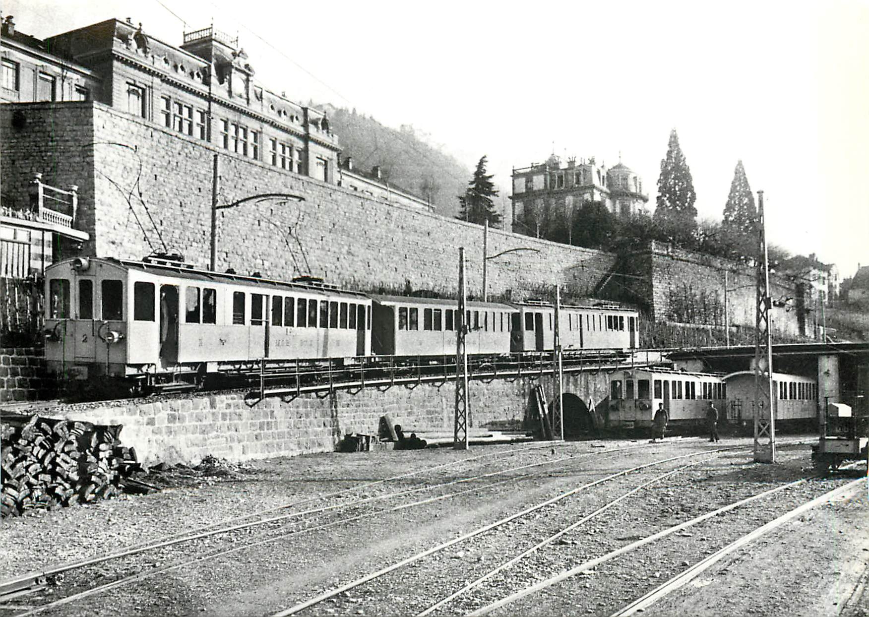 CPM Depot de Montreux en 1902