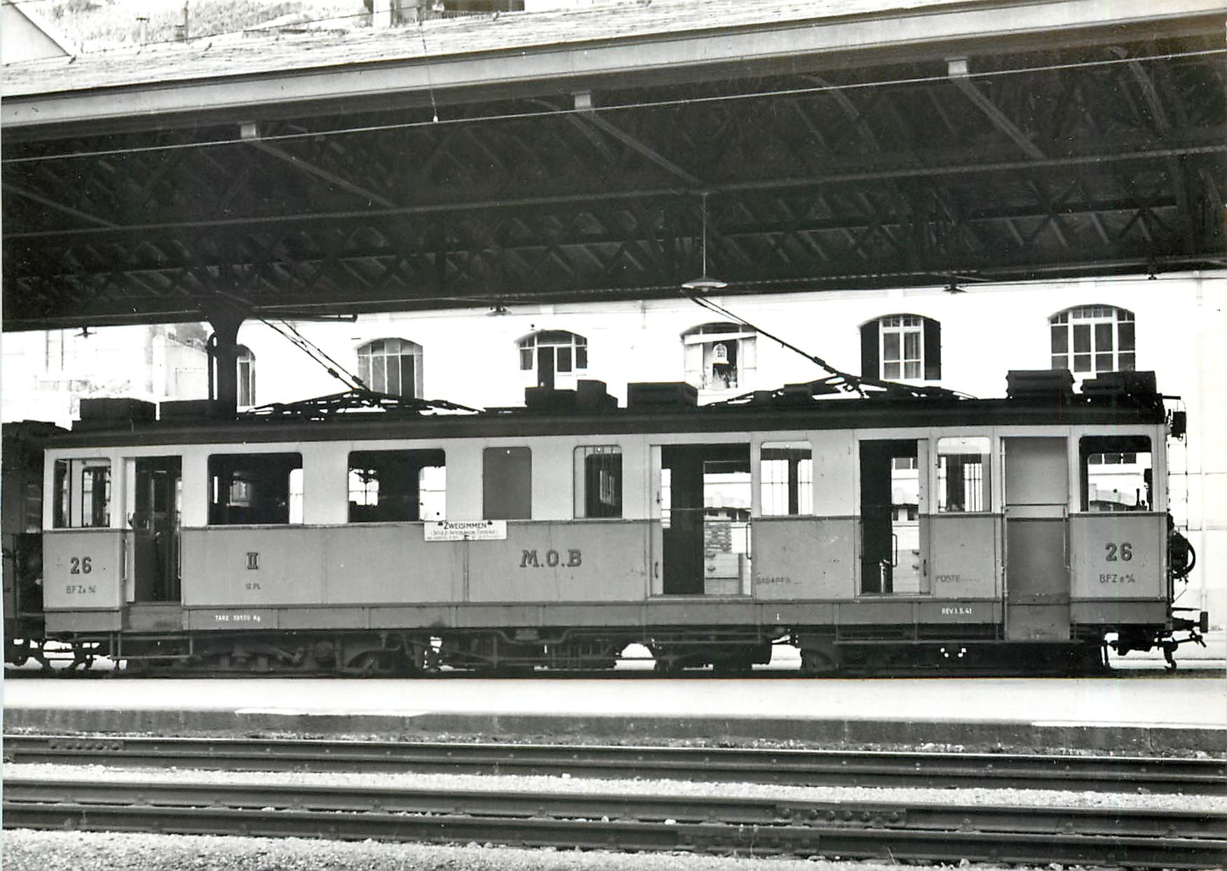 CPM BFZe 4/4 26 a Montreux en 1939