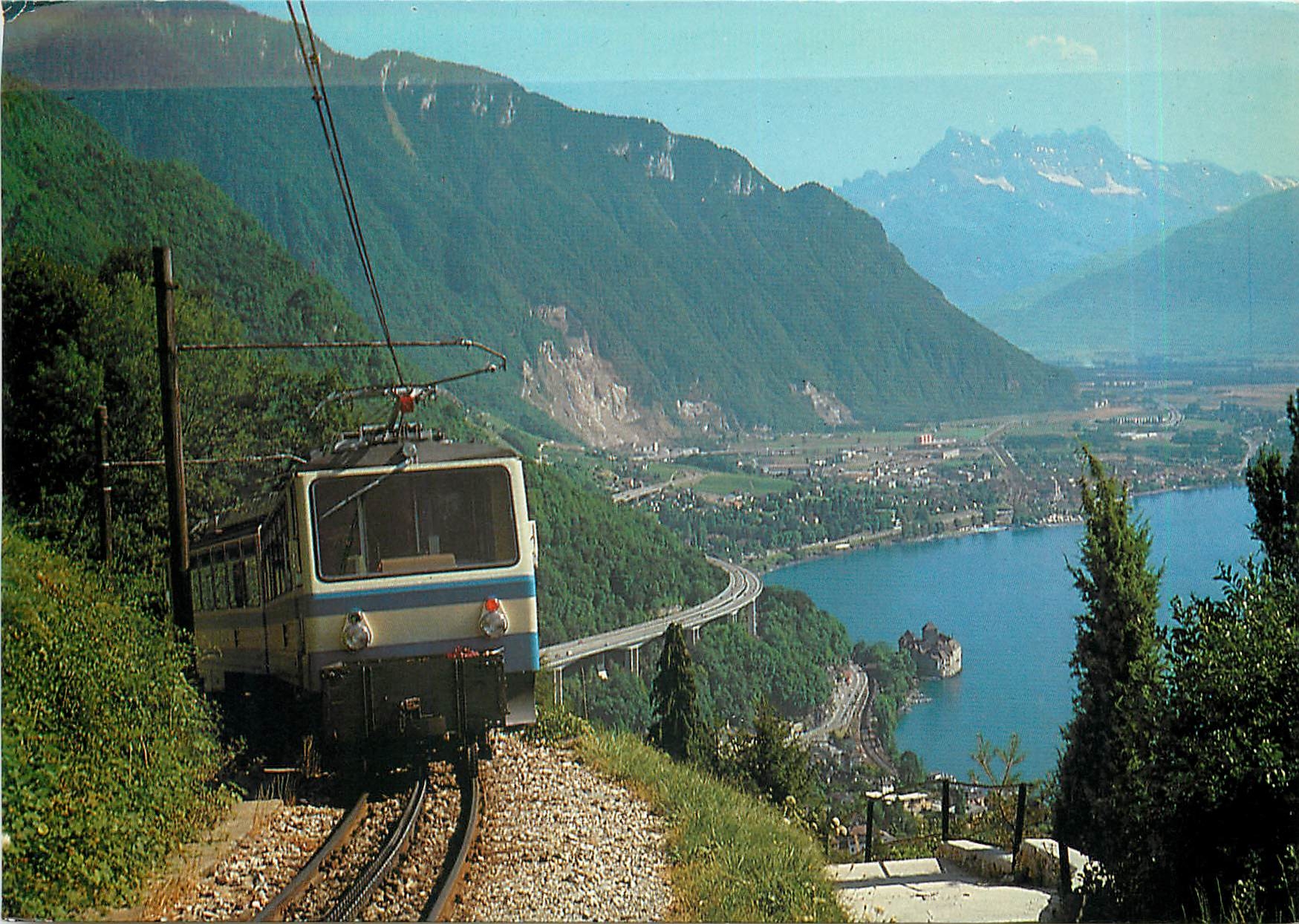 CPM Lac Leman Train Montreux - Rochers-de-Naye