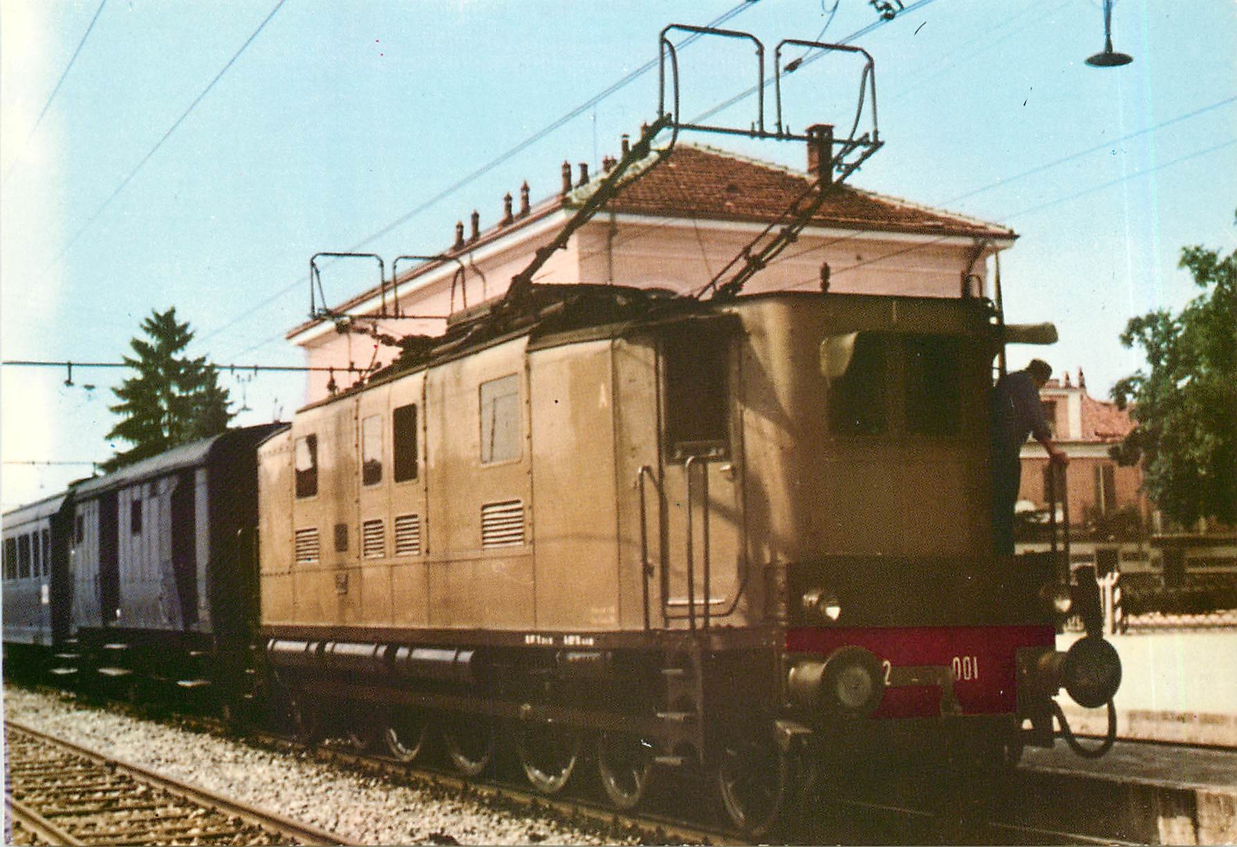 CPM Locomotiva C.A. Trifase F.S. Gr. E. 332-001