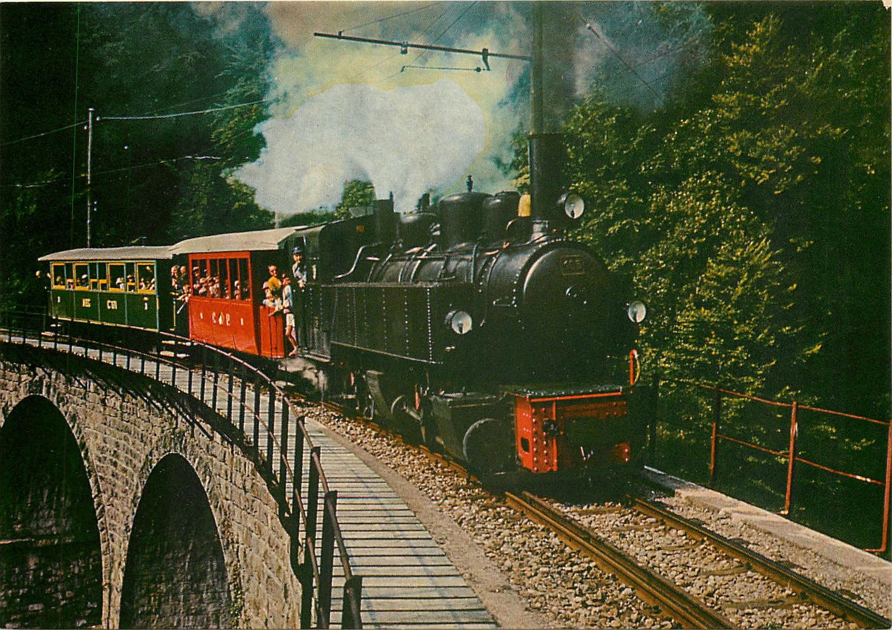 CPM Chemin de fer touristique ''Blonay-Chamby'' (3km 1 viaduc 1 tunnel)