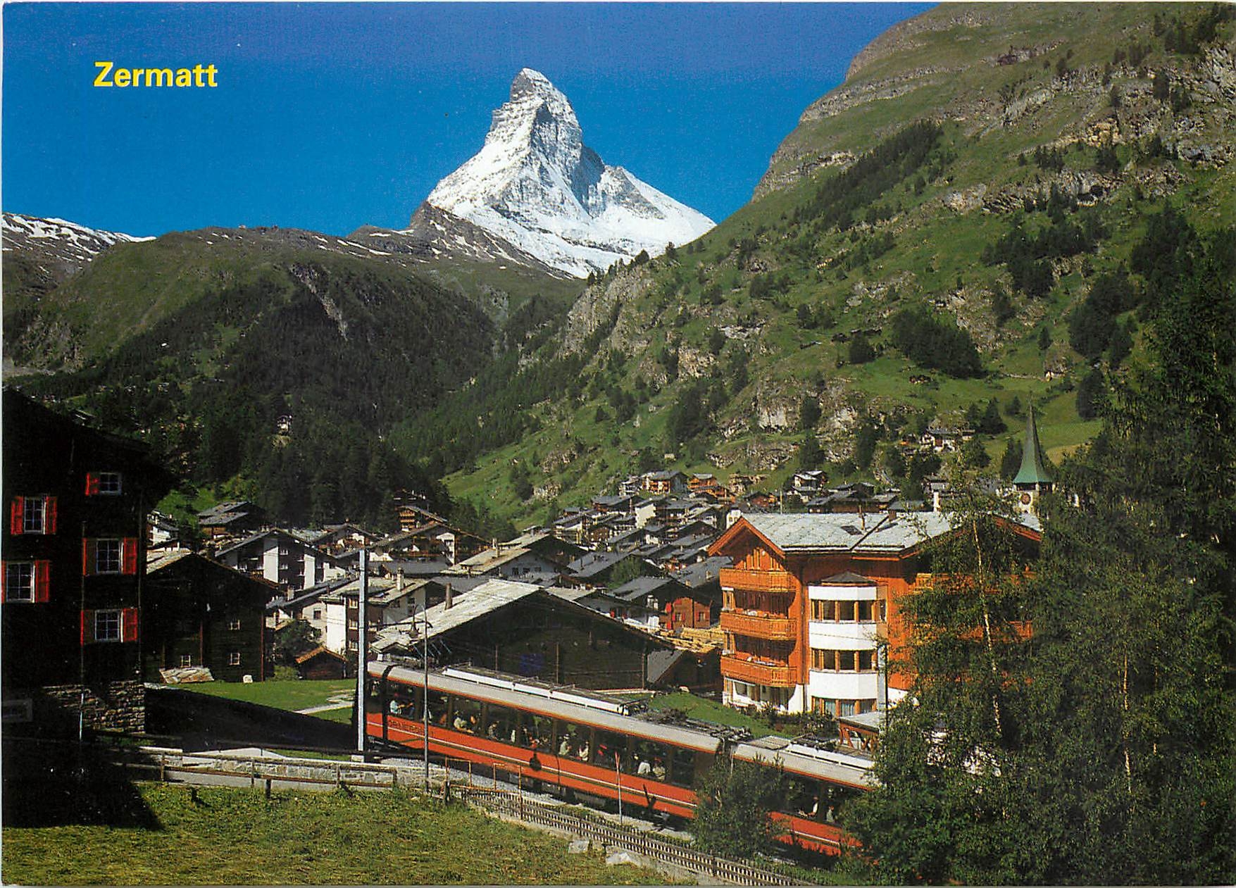 CPM Zermatt 1616m Wallis Matterhorn 4478m Mt. Cervin