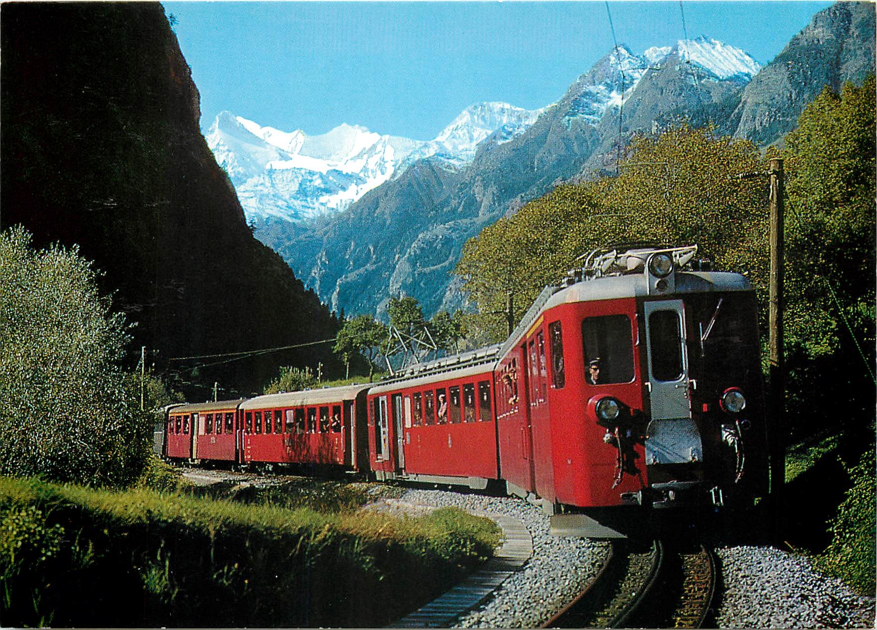 CPM Brig-Visp-Zermattbahn Glacier Express im Mattertal