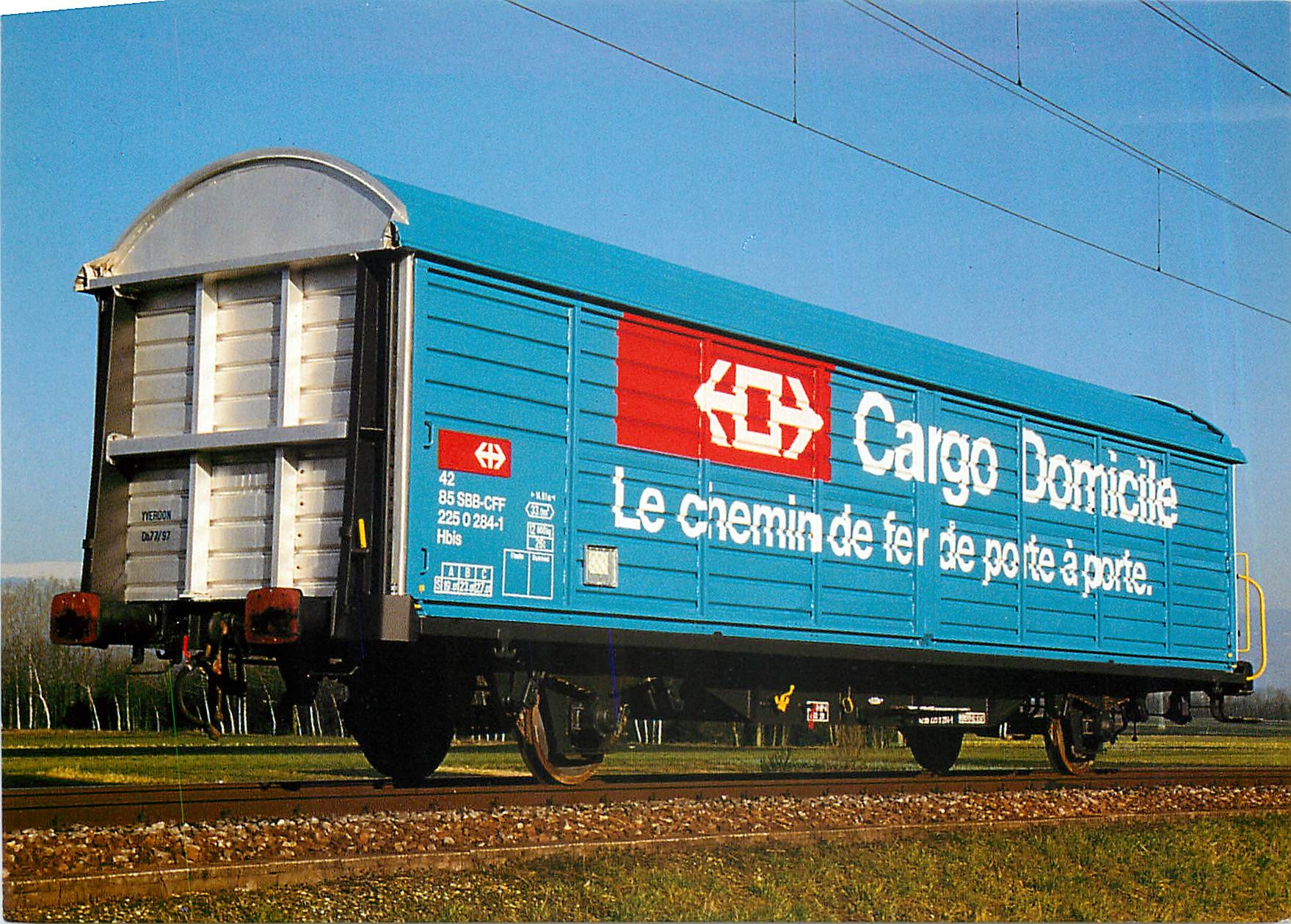 CPM Wagon a parois coulissantes ''Cargo Domicile'' Hbis 42 85 225 0  100 546
