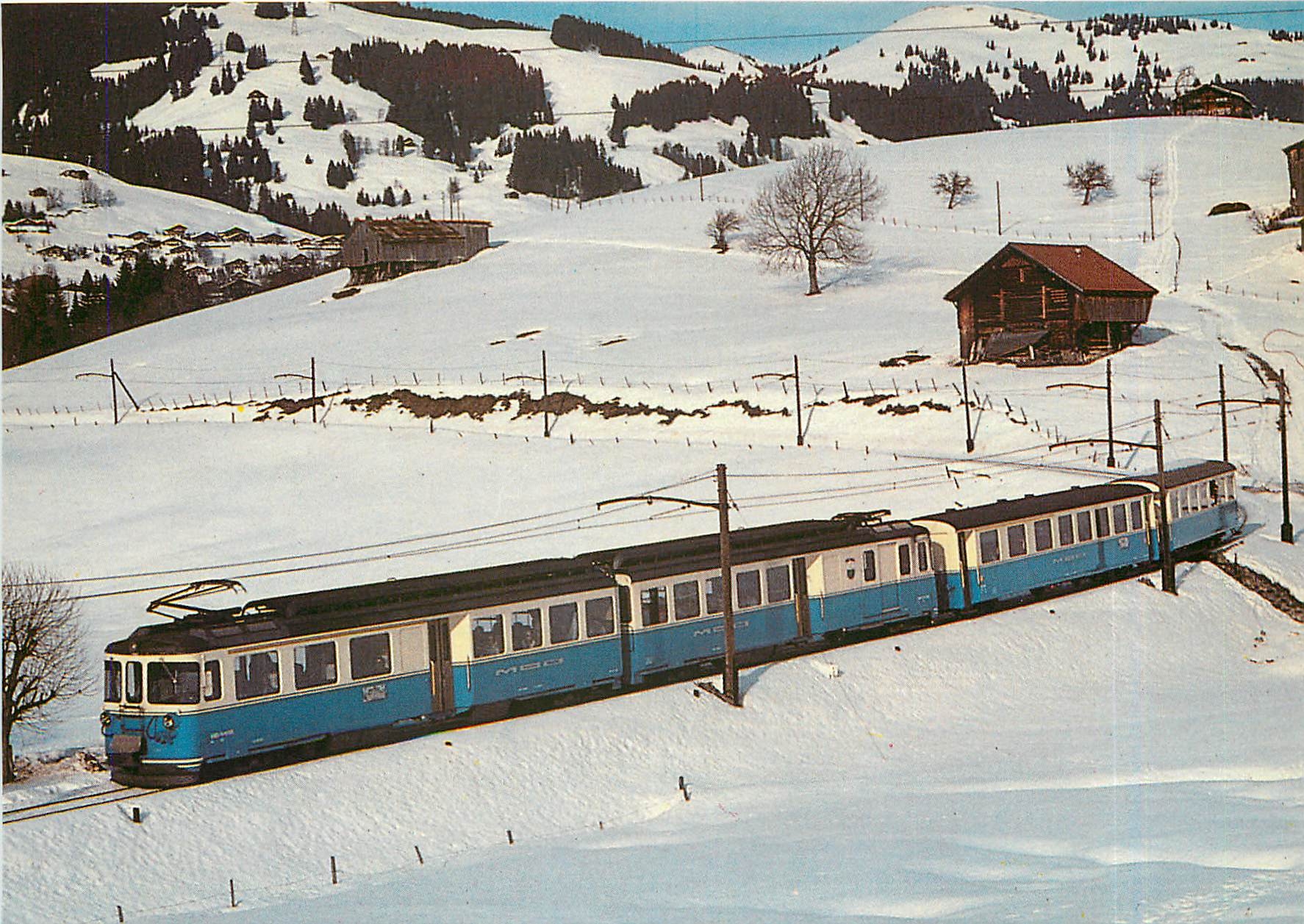 CPM CP 121- Montreux Oberland Bernois/Suisse