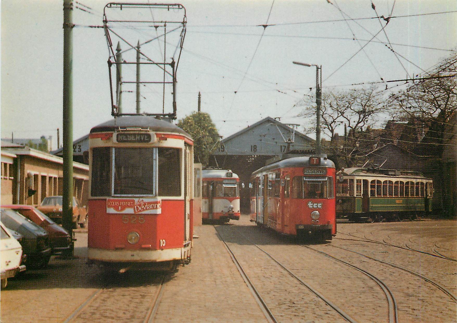 CPM ELRT - TCC Cour du depot des "Mongy" a Marcq en Baroeul