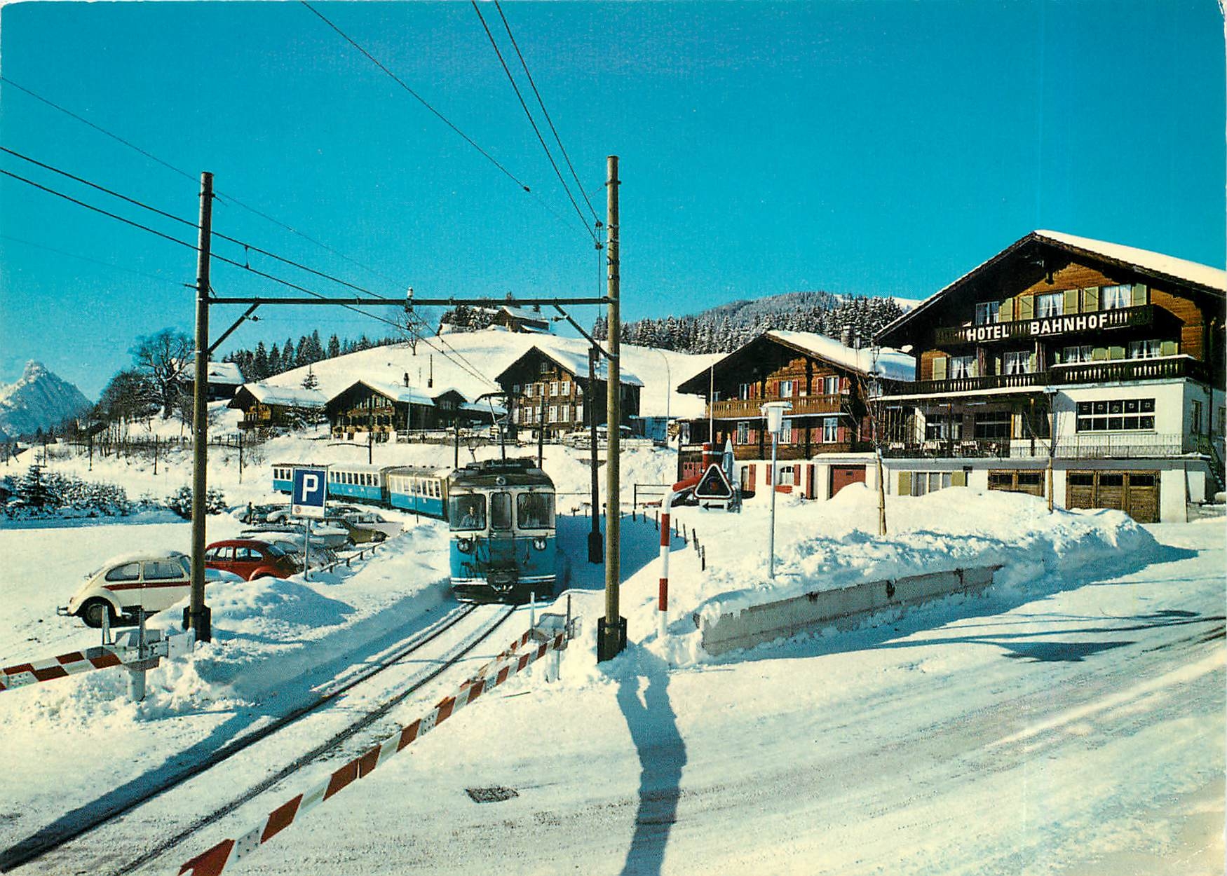 CPM Saanenmoeser 1269m Hotel Bahnhof