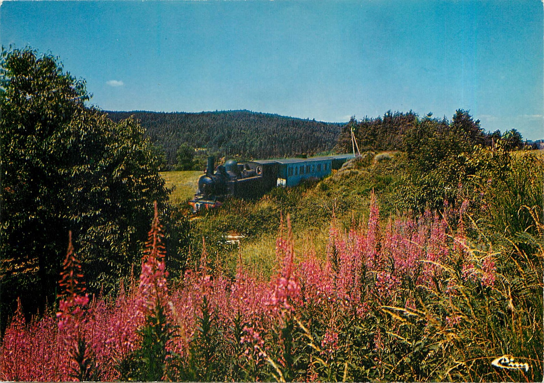 CPM Ardeche Touristique C'est un petit train departemental