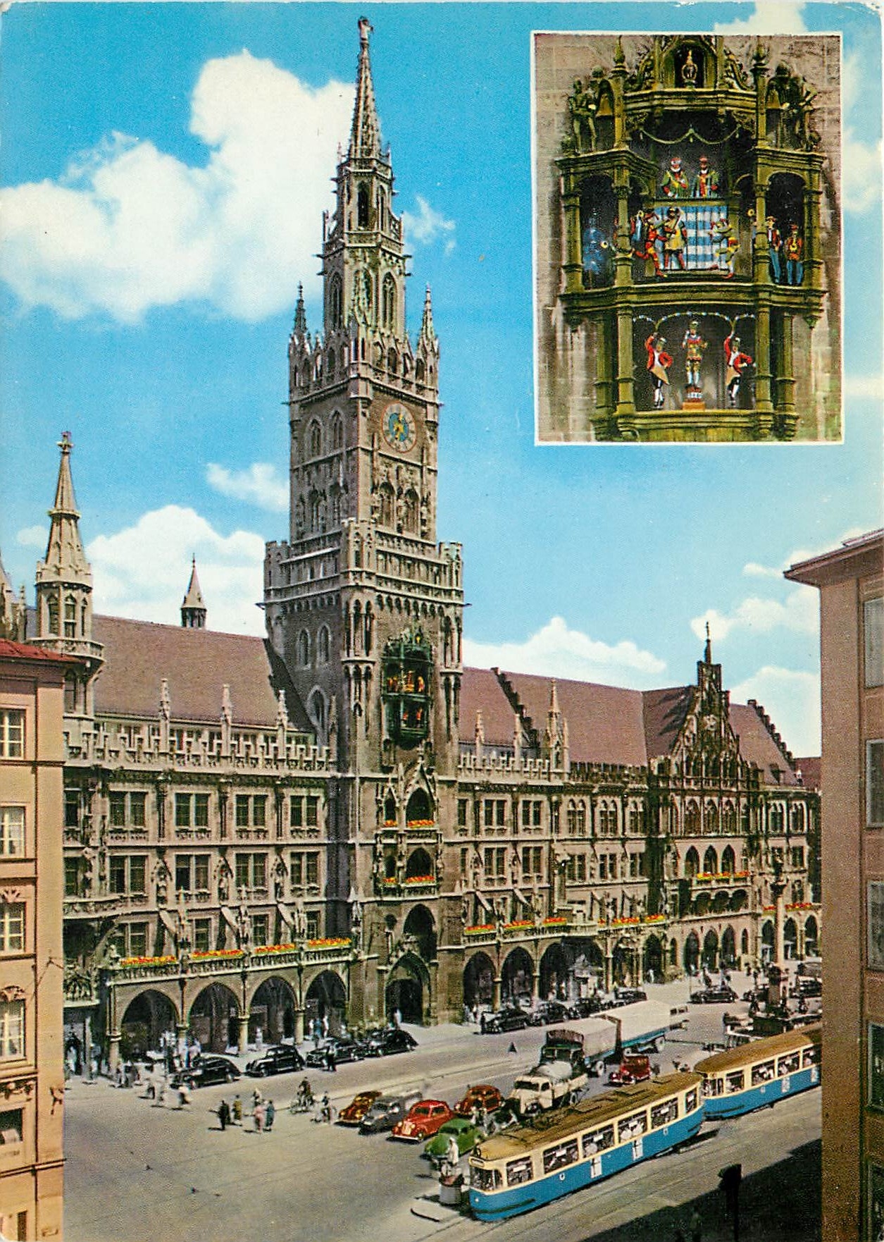 CPM Munich L'Hotel de ville et Carillon