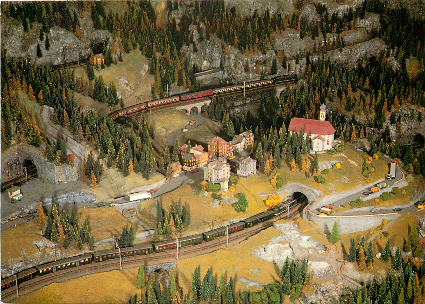 CPM Model railway of the Gotthard-line