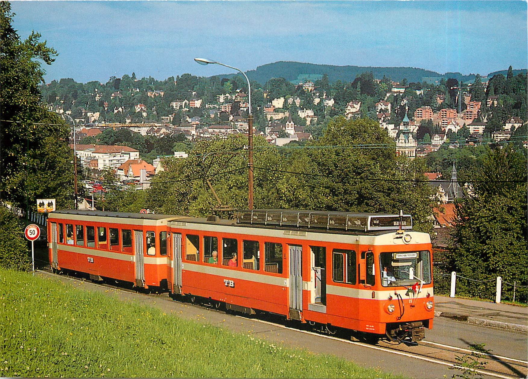 CPM BDe 4/8 Nr.21 Pendelzug der Trogenerbahn (TB)