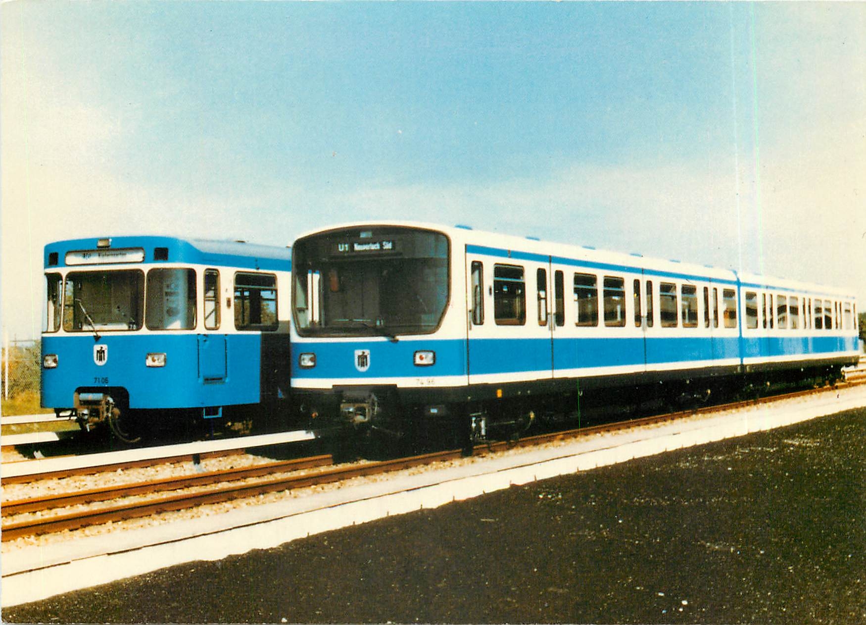 CPM Stadtwerke Muenchen - Berkehrsbetriebe U-Bahn-Wagen A 2.1 und B 1.4 im Betriebswerk Nord