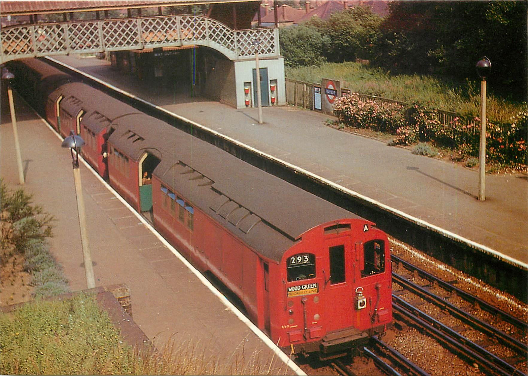 CPM Standard Tube Stock on Piccadilly Line service at Ruislip 1960