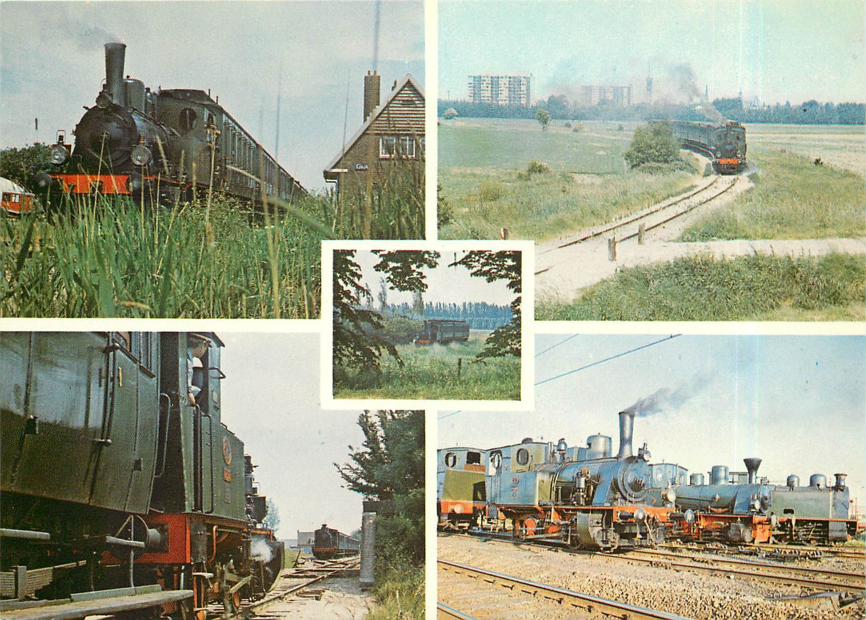 CPM Stoomtrams onderweg in Zuid-Beveland 1975