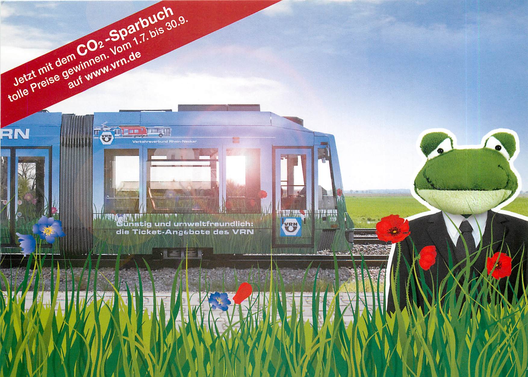 CPM Tramway Allemagne Grenouille
