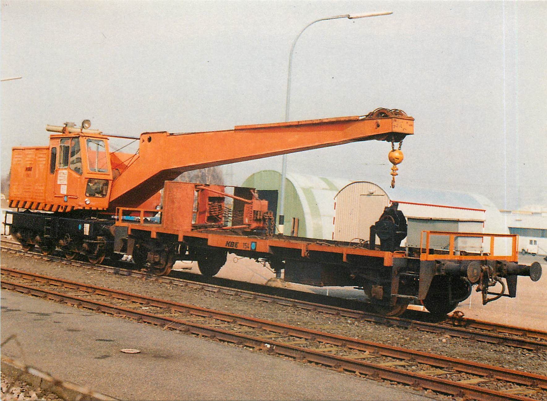 CPM Diesel-elektrischer Eisenbahn-Drehkran Type GS 125