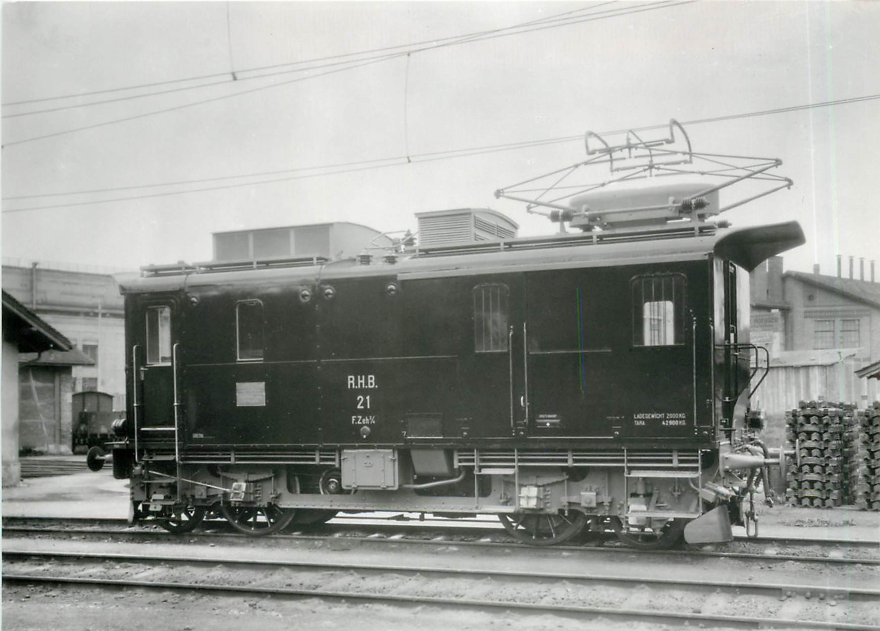 CPM Triebwagen Nr. 21 vor der Ablieferung durch den Hersteller (1930)