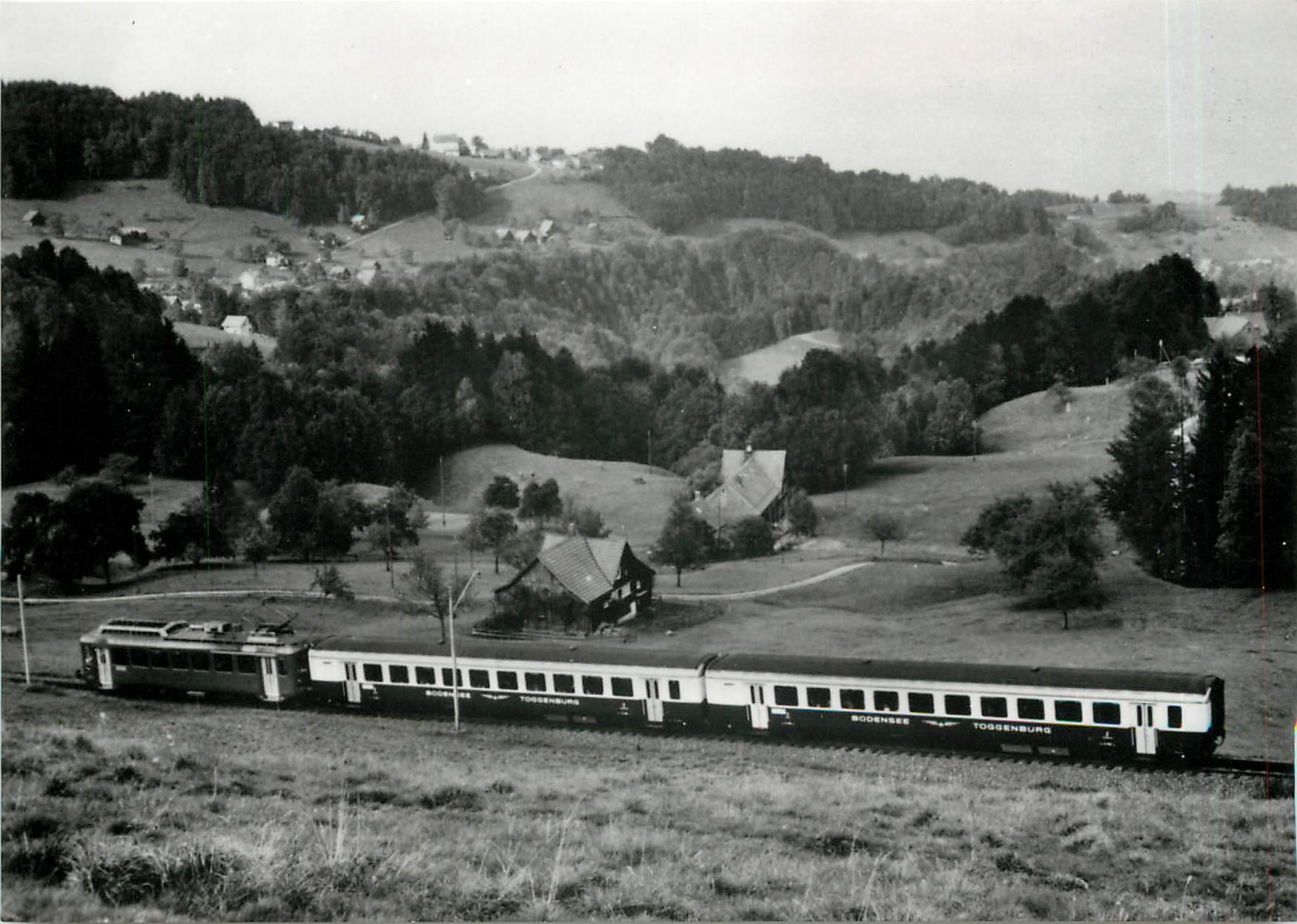 CPM Ausflugsfahrt mit 2 BT-Personenwagen im September 1972
