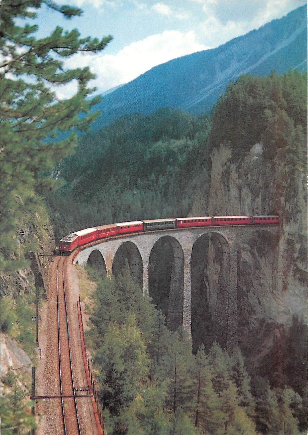 CPM Filisur Landwasser-Viadukt mit Bernian Express