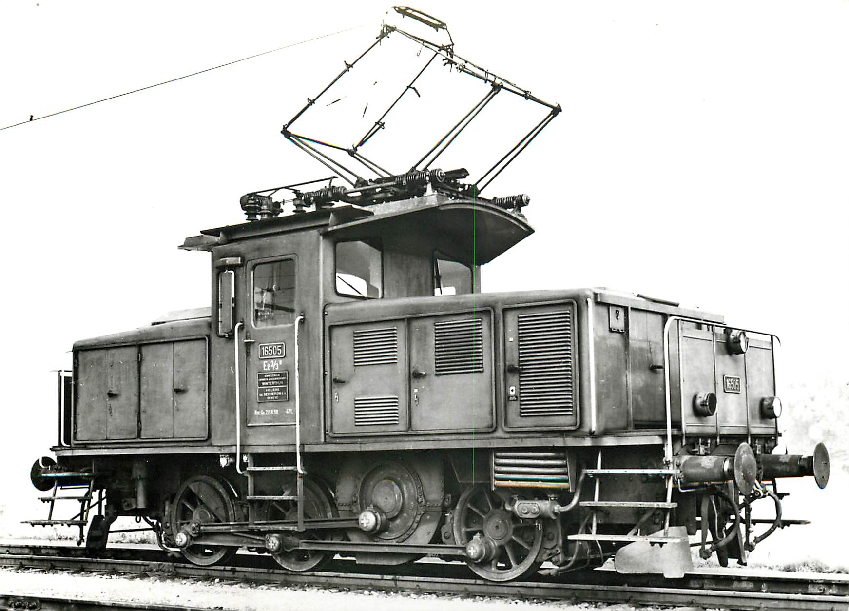 CPM Locomotive de manoeuvre bifrequence Ee 3/3 II 16501-16506