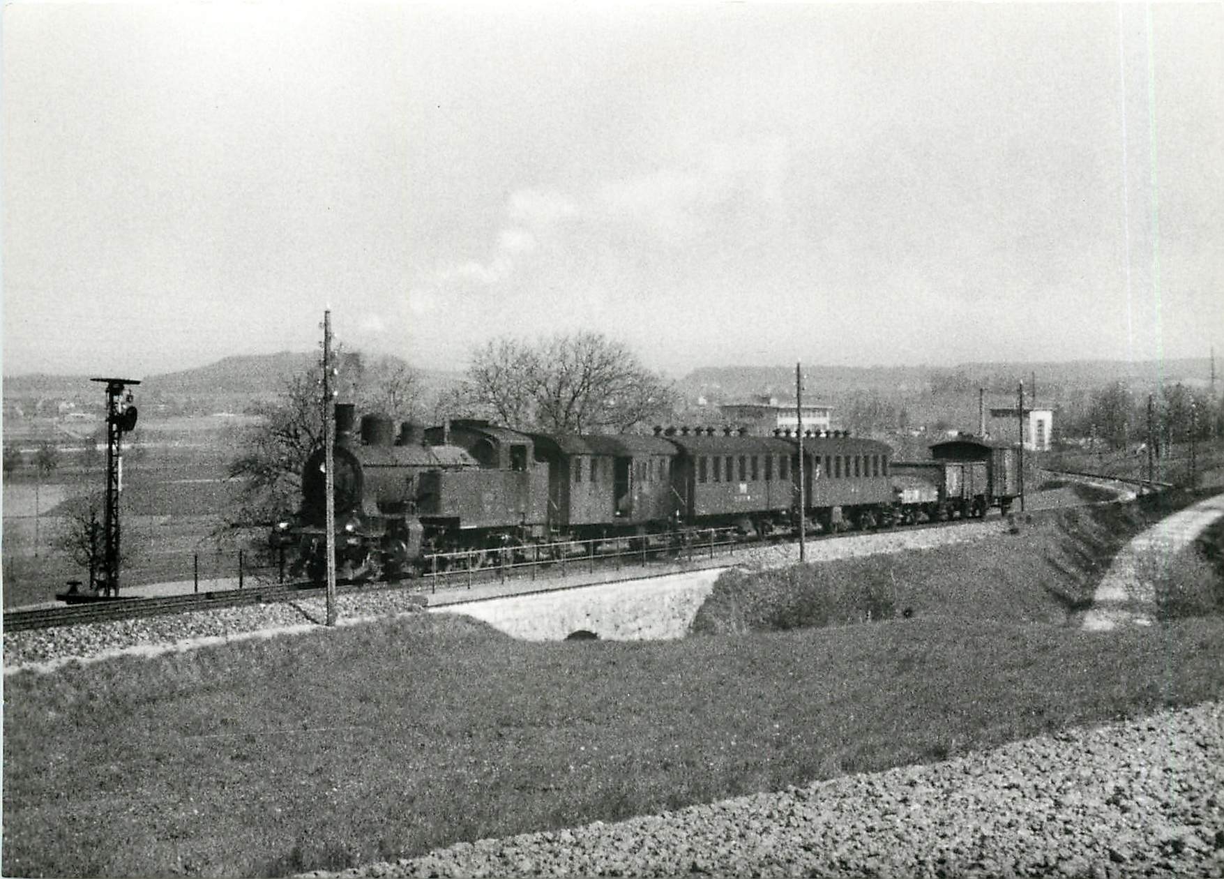 CPM Dampfromantik Oberglatt-Niederweningen im Sommer 1953