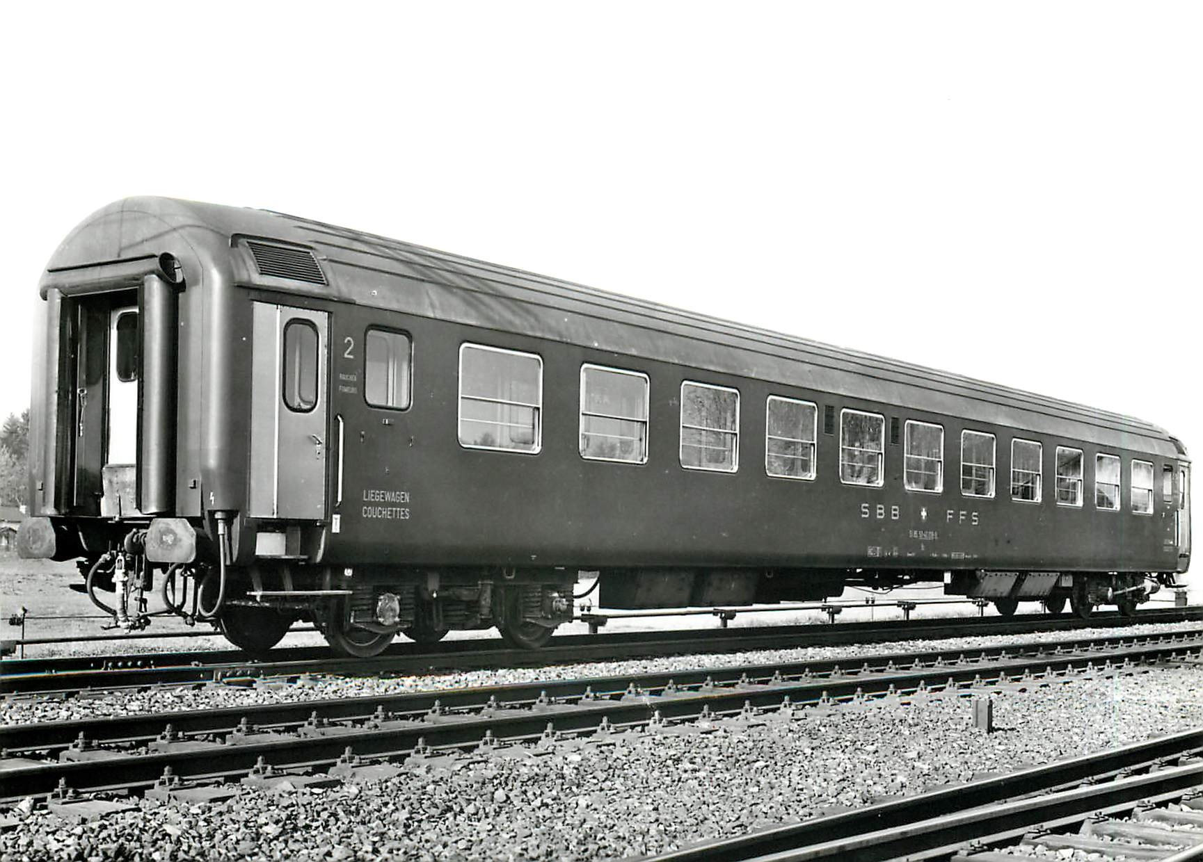 CPM SBB-CFF Liegewagen/voiture-couchette RIC Bcm 518550-70020-049 80000-019 1970-1972