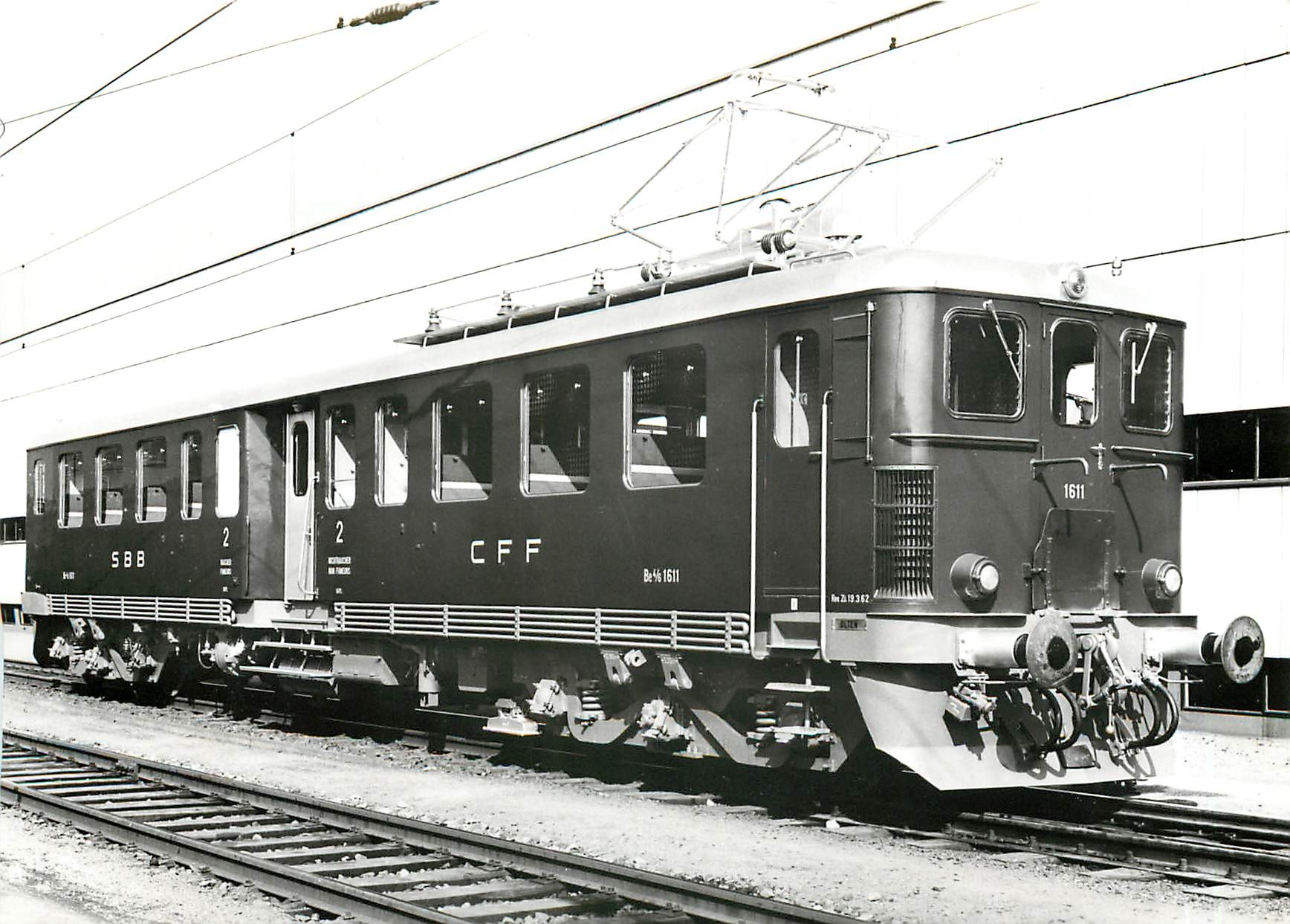 CPM Automotrice electrique Be 4/6 1603-1613