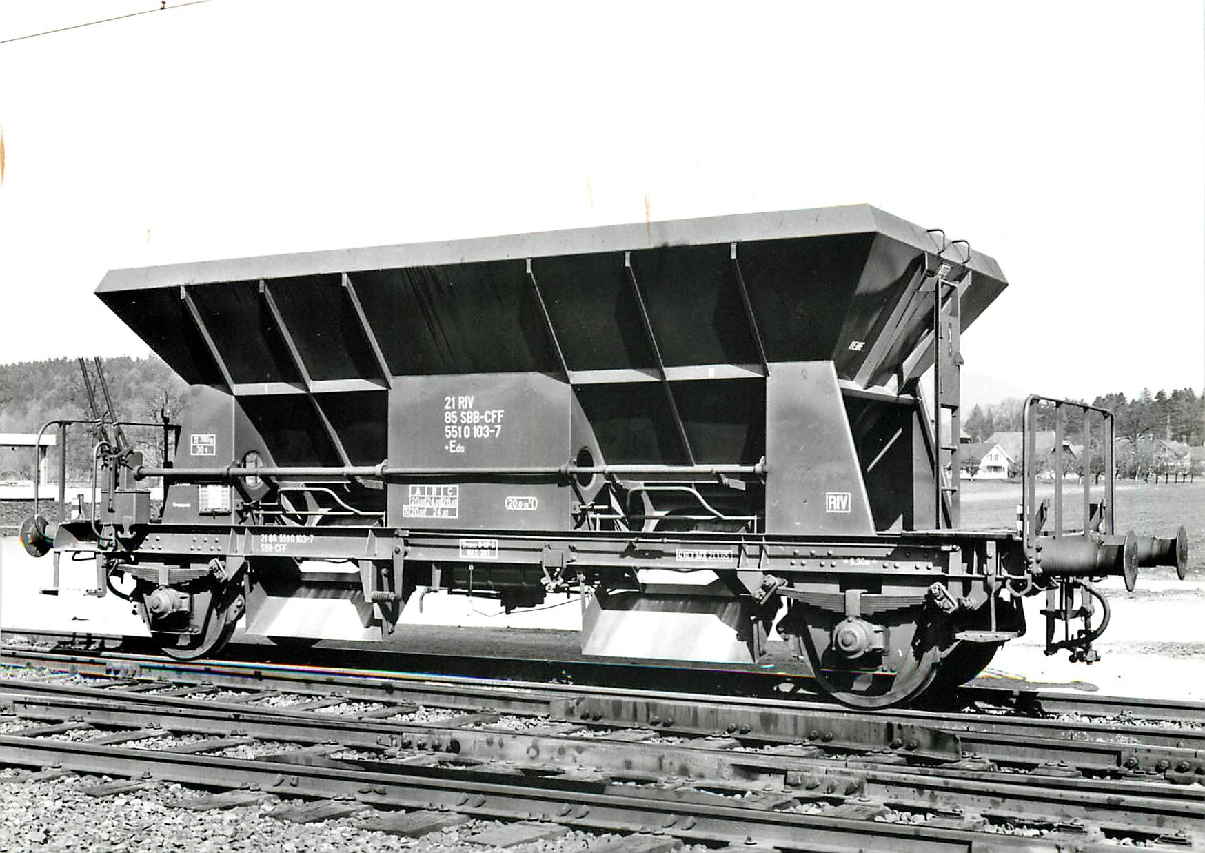 CPM SBB-CFF Wagon-silo pour gravier