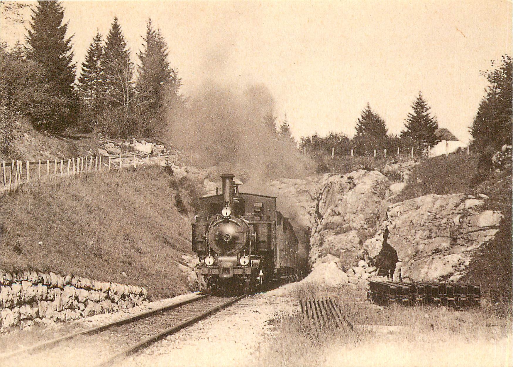 CPM Un train a vapeur du chemin de fer du Brunig au Kappeli entre Lugern et Brunig-Hasliberg vers 19