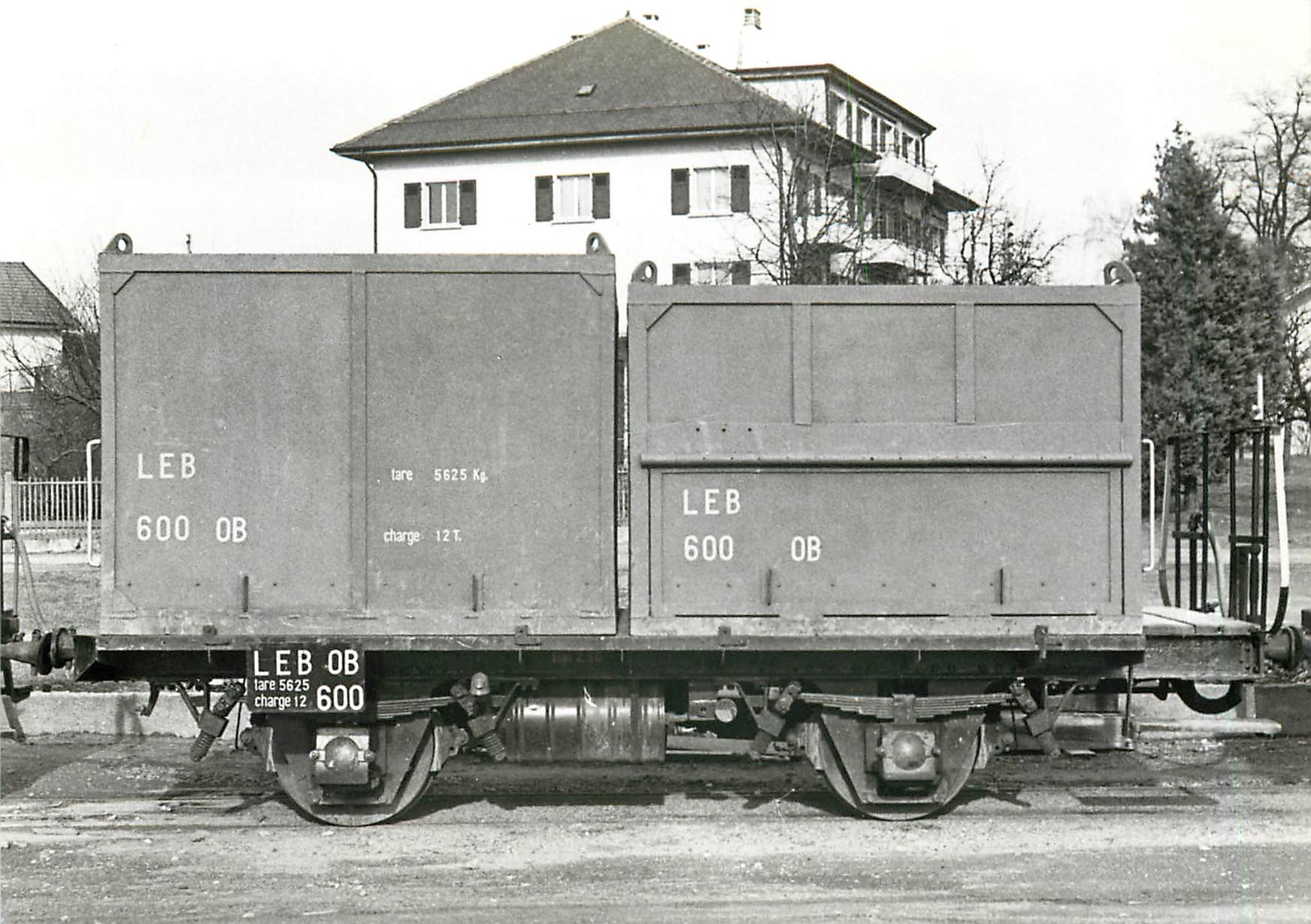 CPM Laussane-Echallens-Bercher OB 600 (1963) wagon pour pommes de terre