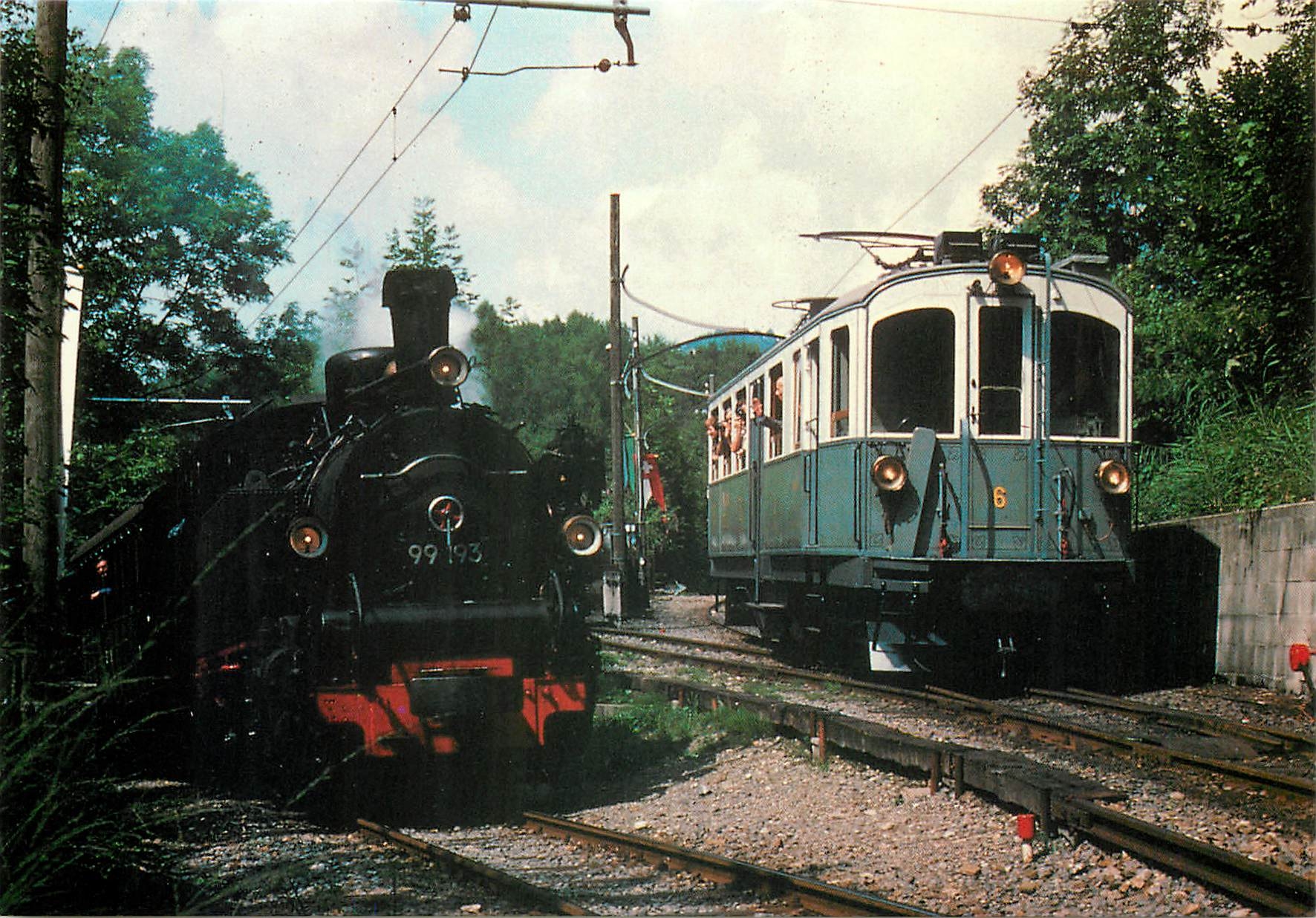 CPM Chemin de fer touristique Blonay-Chamby Vapeur et electrique pres du musee de Chaulin