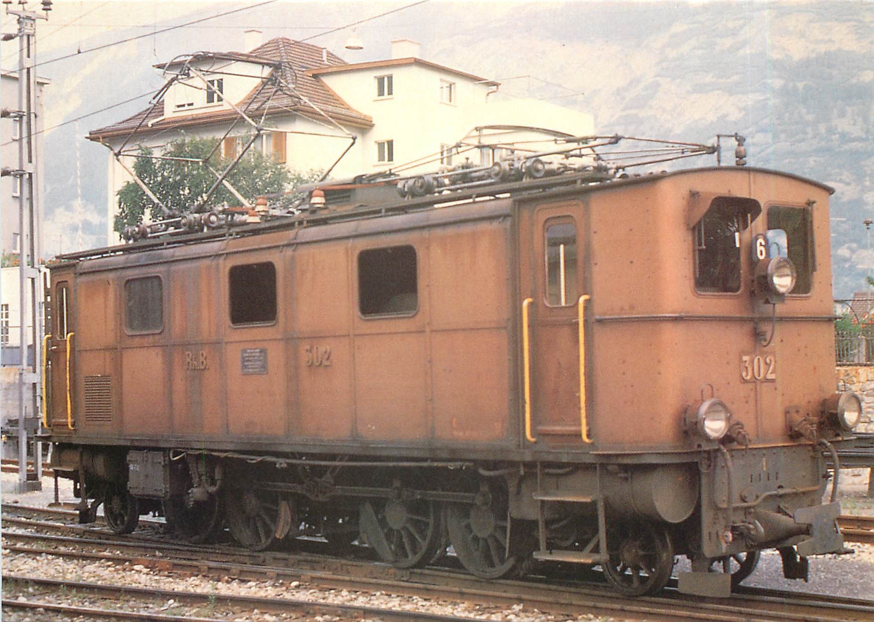 CPM Ge 4/6 302 prototype a Coire 20.7.1970